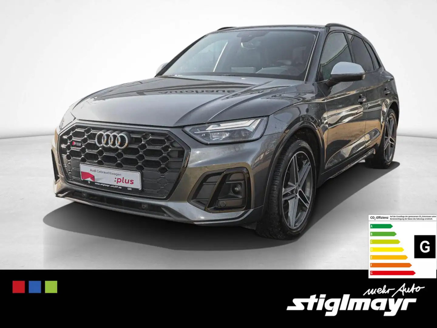 Audi SQ5 TDI quattro ACC+AHK+LED+NAVI+VC Gris - 1