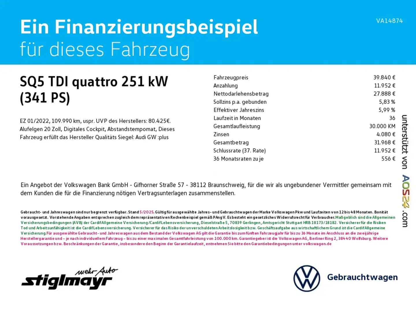 Audi SQ5 TDI quattro ACC+AHK+LED+NAVI+VC Gris - 2