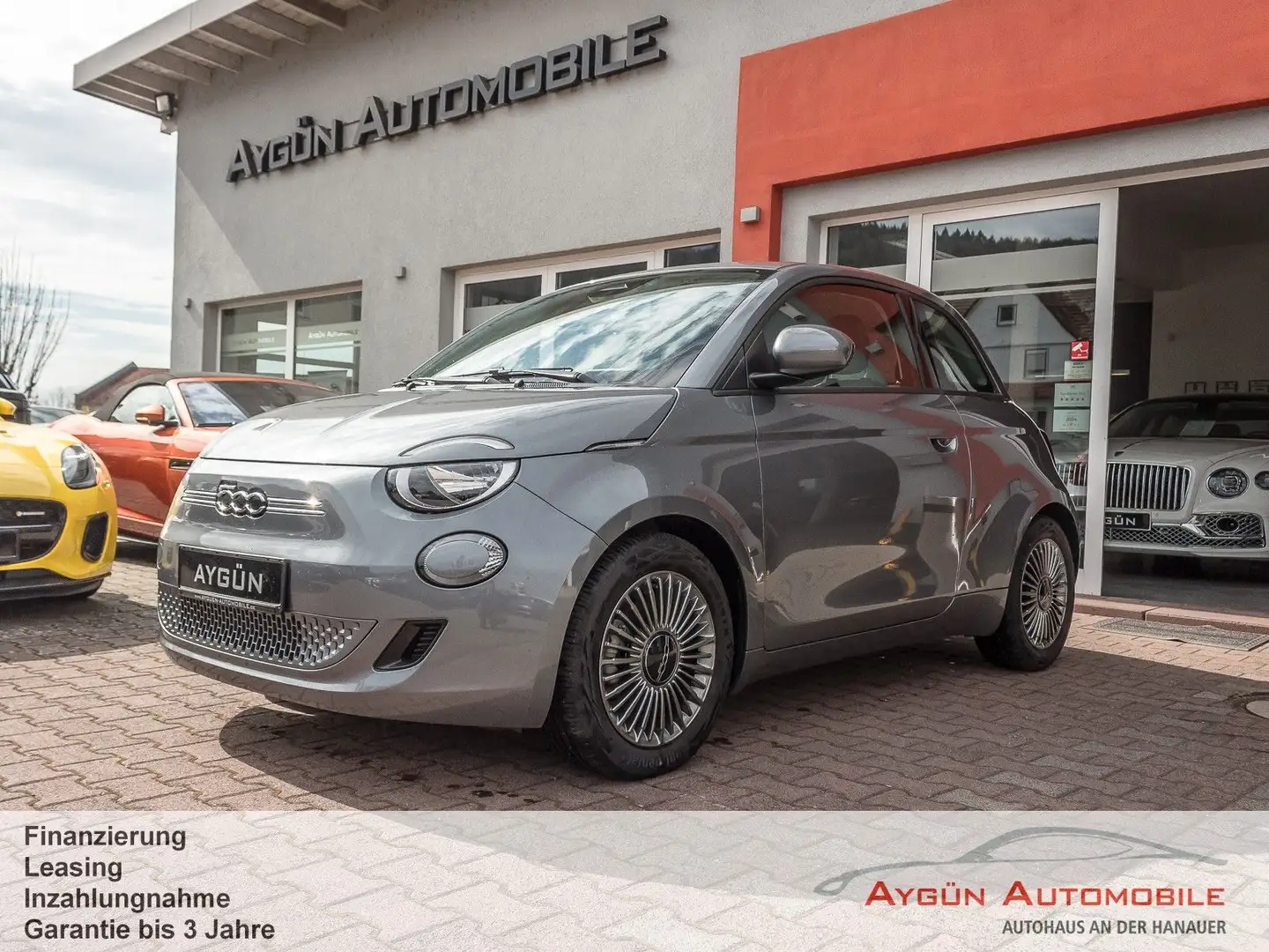 Fiat 500e Icon 3+1 42 kWh*Keyless*Sitzheiz.*Navi* Grau - 1