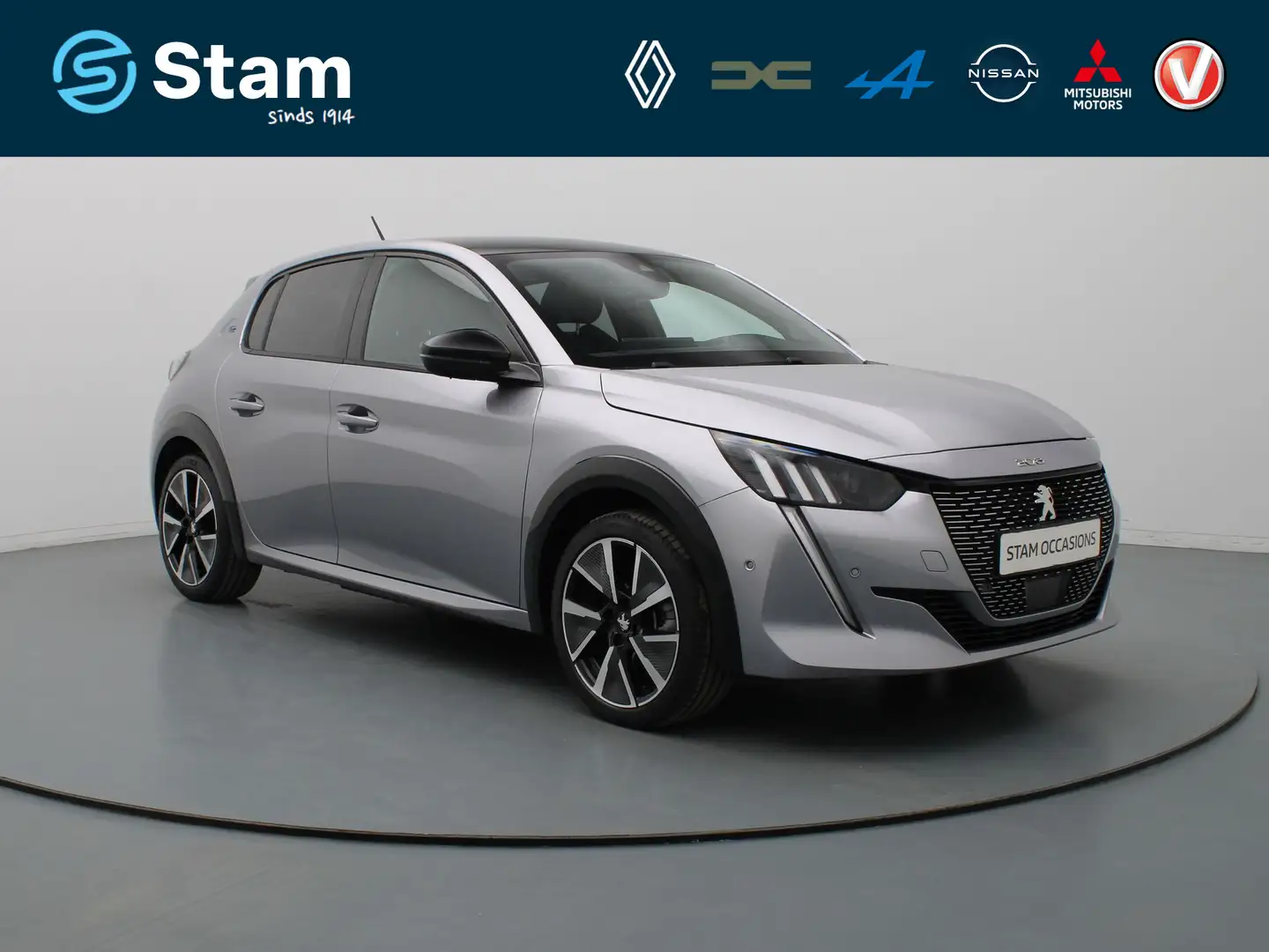 Peugeot e-208 EV GT Pack 50 kWh 360° Camera | Adapt. Cruise | Cl Grijs - 1