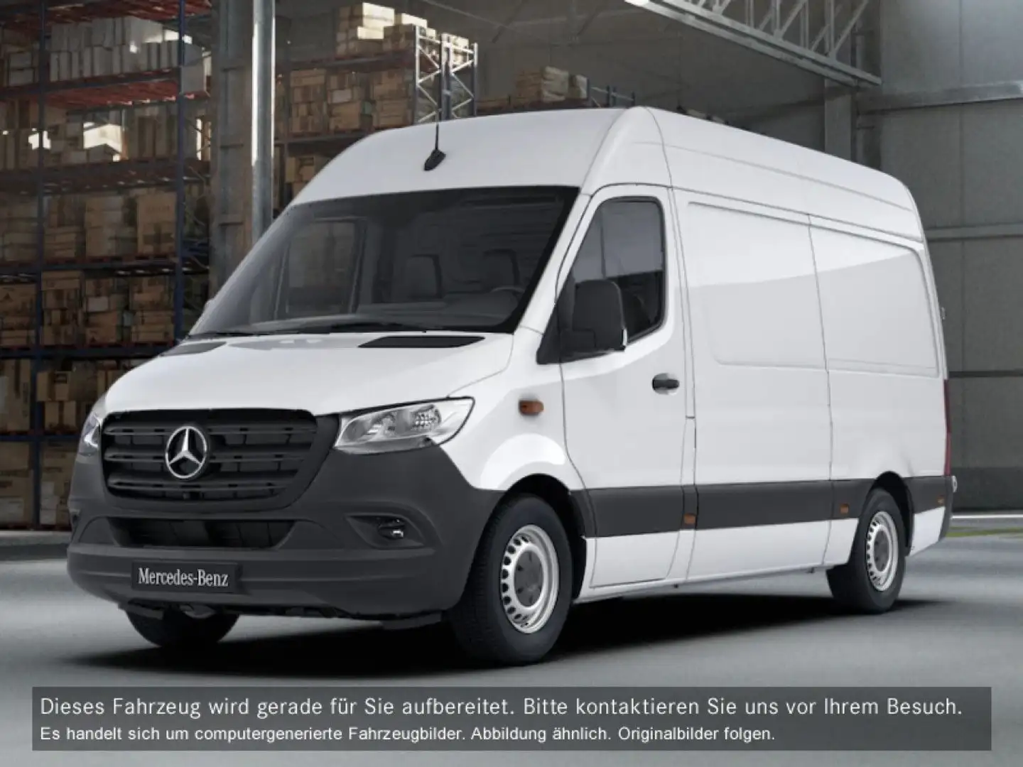 Mercedes-Benz Sprinter 317 CDI Kasten Hochdach Standard Weiß - 2