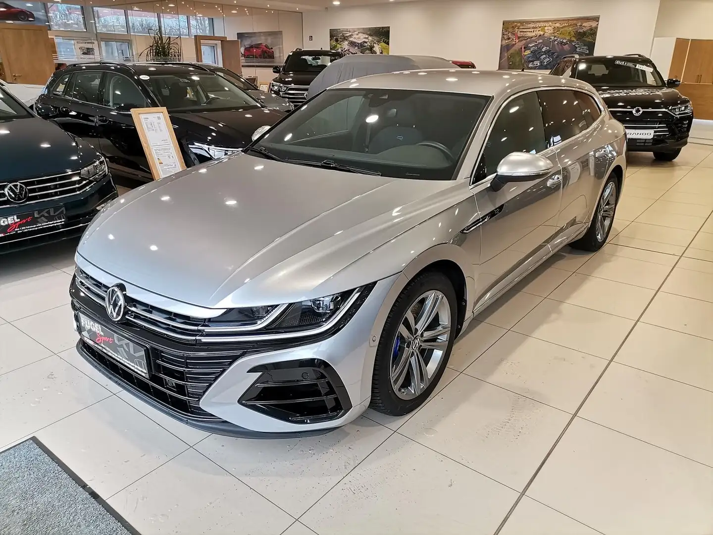 Volkswagen Arteon SB 2.0 TSI R 4M DSG LED|AHK|360°|ACC|SHZ Plateado - 2