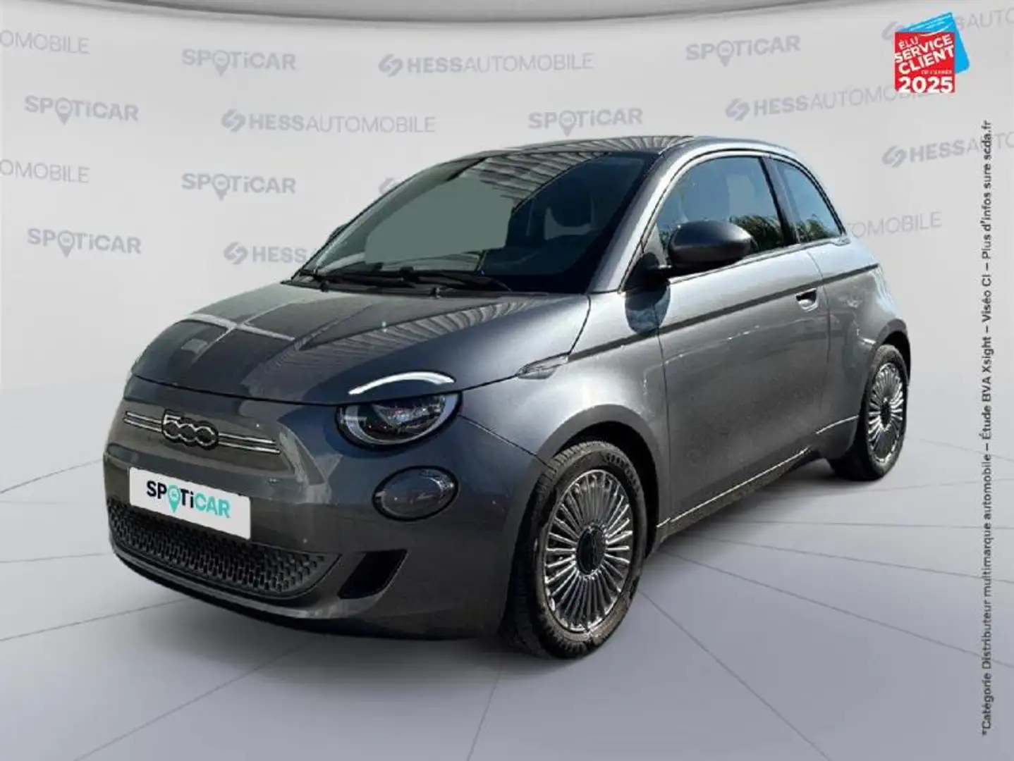 Fiat 500e e 95ch Icône Gris - 1