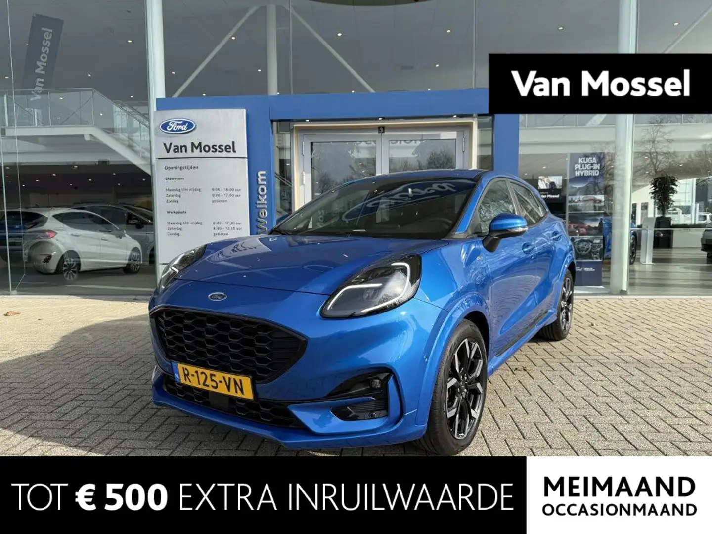 Ford Puma 1.0 EcoBoost Hybrid ST-Line X | Winter Pack | 155 Blauw - 1