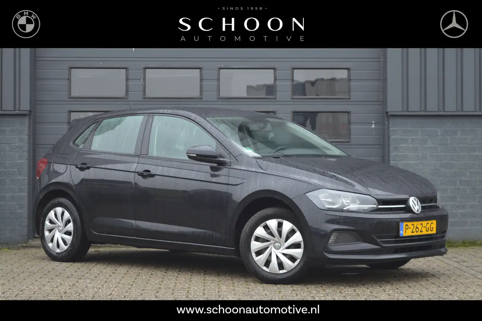 Volkswagen Polo 1.0 MPI Comfortline | PDC | CARPLAY | CRUISE CONTR Zwart - 1