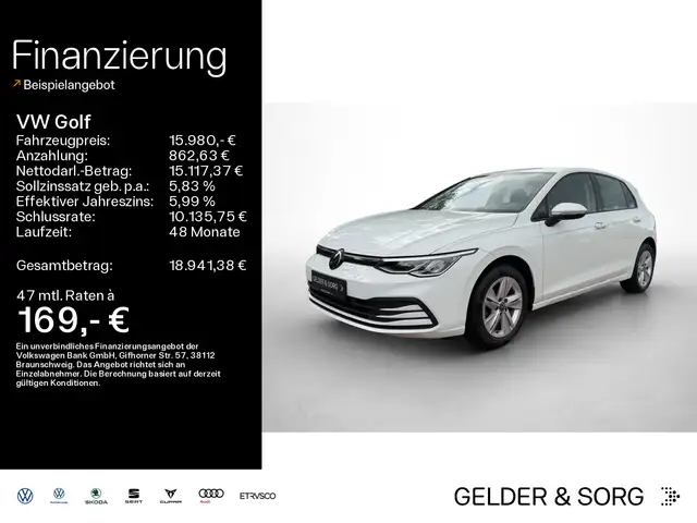 Volkswagen Golf 1.5 TSI Life LED*AHK*EPH*ACC*Digital*DAB+