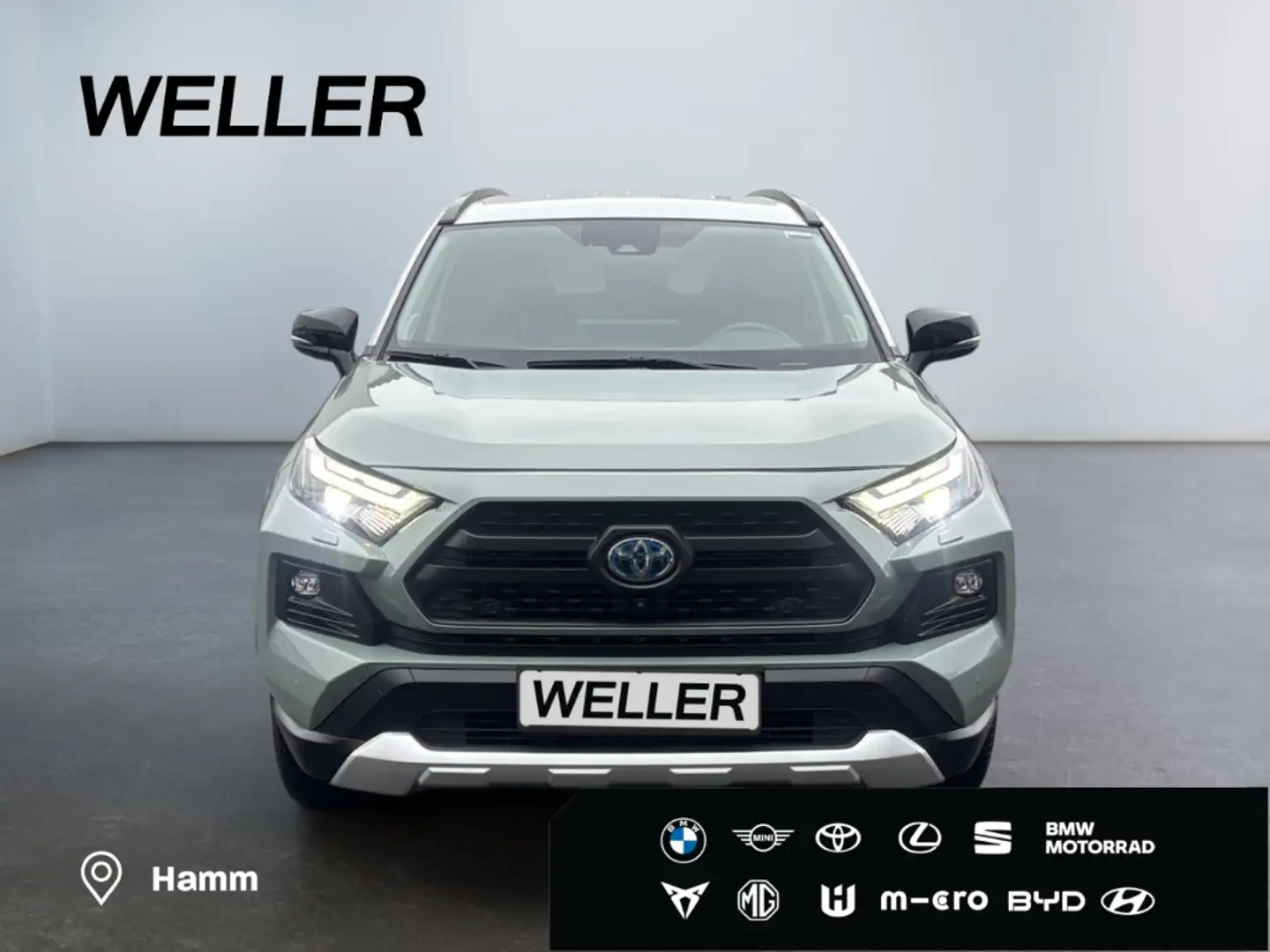 Toyota RAV 4 2.5 4x4 Hybrid Adventure *360°*JBL*el Heck* Grün - 2