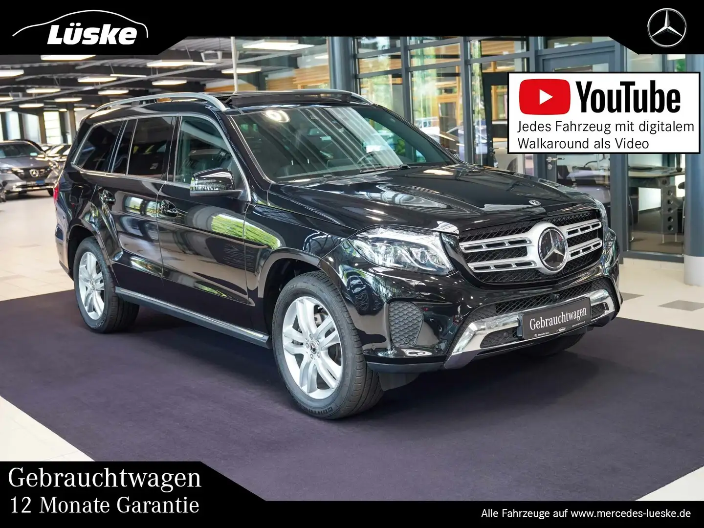 Mercedes-Benz GLS 350 GLS 350 d 4M Panorama AHK Intelligent Light 360° Schwarz - 1