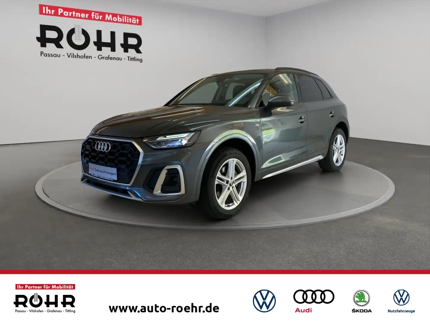 Audi Q5 S line 40 TDI quattro S tronic (Pano.Kamera.Navi.S Grau - 1