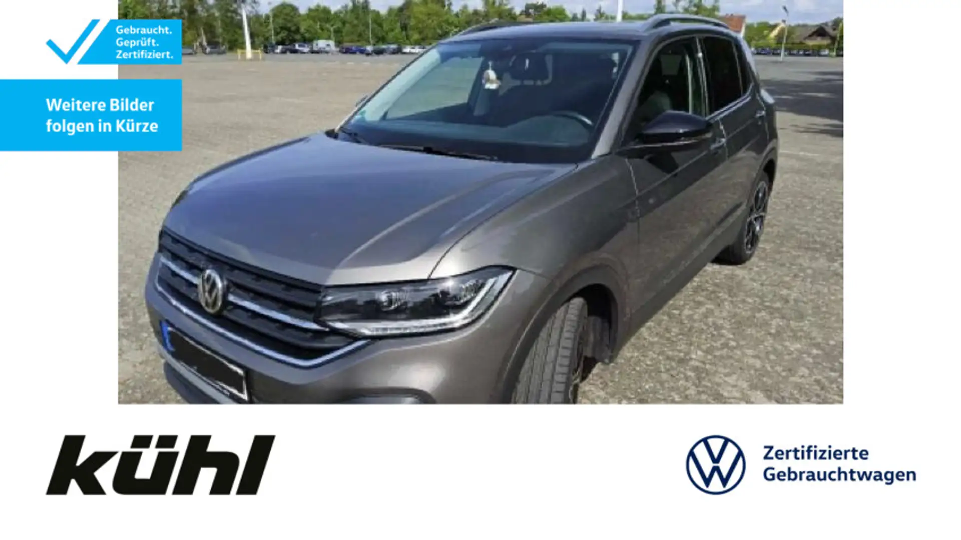 Volkswagen T-Cross 1.0 TSI DSG Style LED ACC AHK Grijs - 1