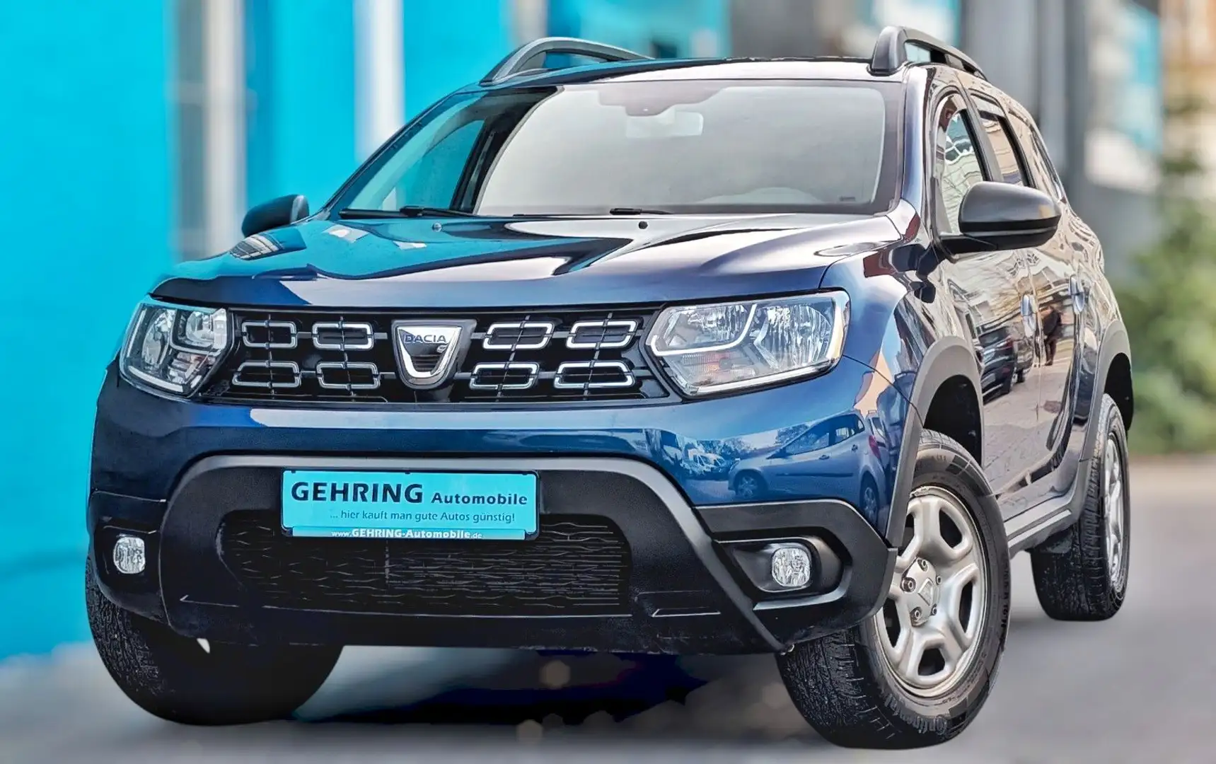 Dacia Duster 115 Comf Klima Sitzhzg AHK CarPlay Navi Bleu - 1