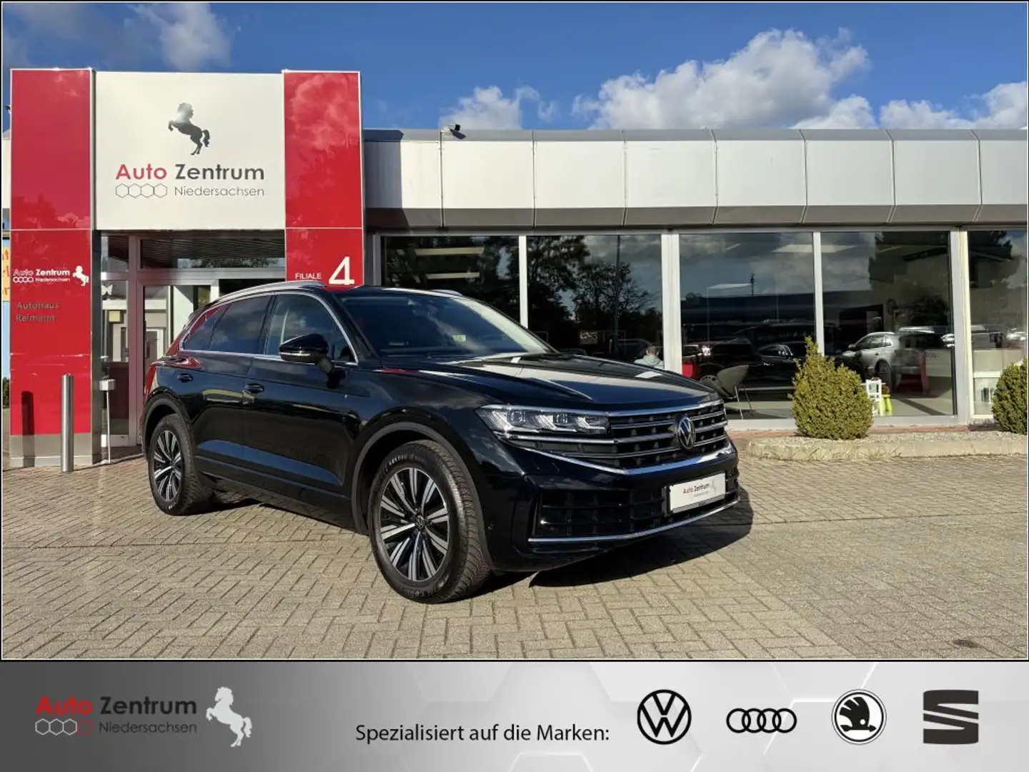 Volkswagen Touareg 3.0 V6 TDI 4M Elegance CarPlay AHK*LuftFed*StandHz Чёрный - 1