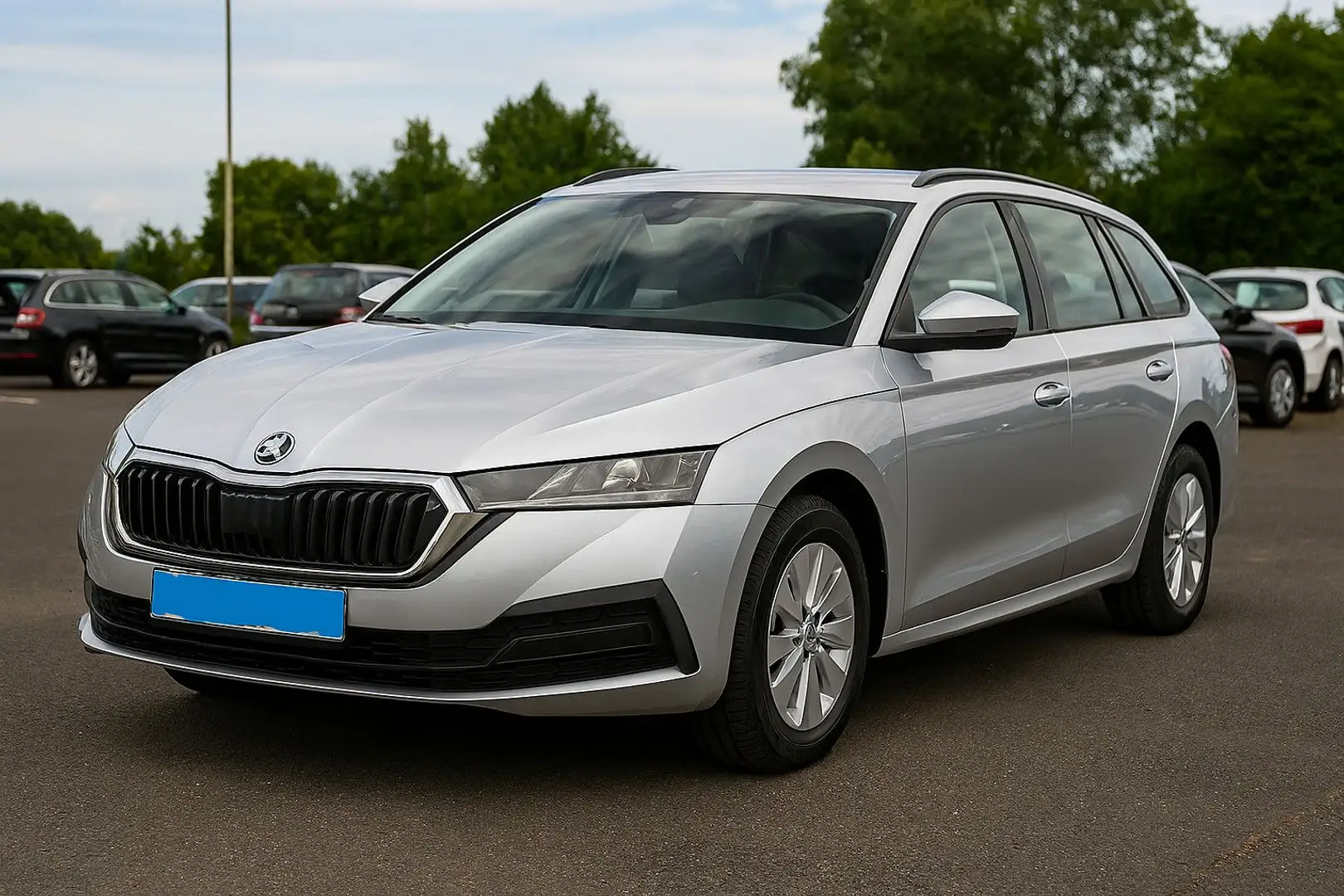 Skoda Octavia Combi TSI Ambition LED*VIRTUALC*LANEASS* Argent - 1