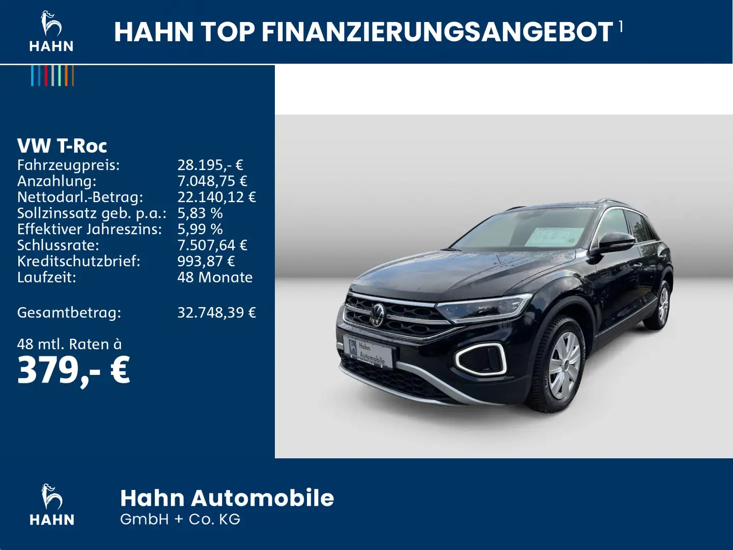 Volkswagen T-Roc 1.5TSI DSG Move ACC AHK Cam Matrix Navi Schwarz - 2