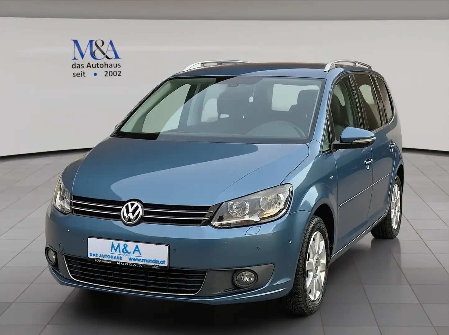 Volkswagen Touran 1.6 TDI Cup BlueMotion*7-SITZER*GARANTIE Blau - 1
