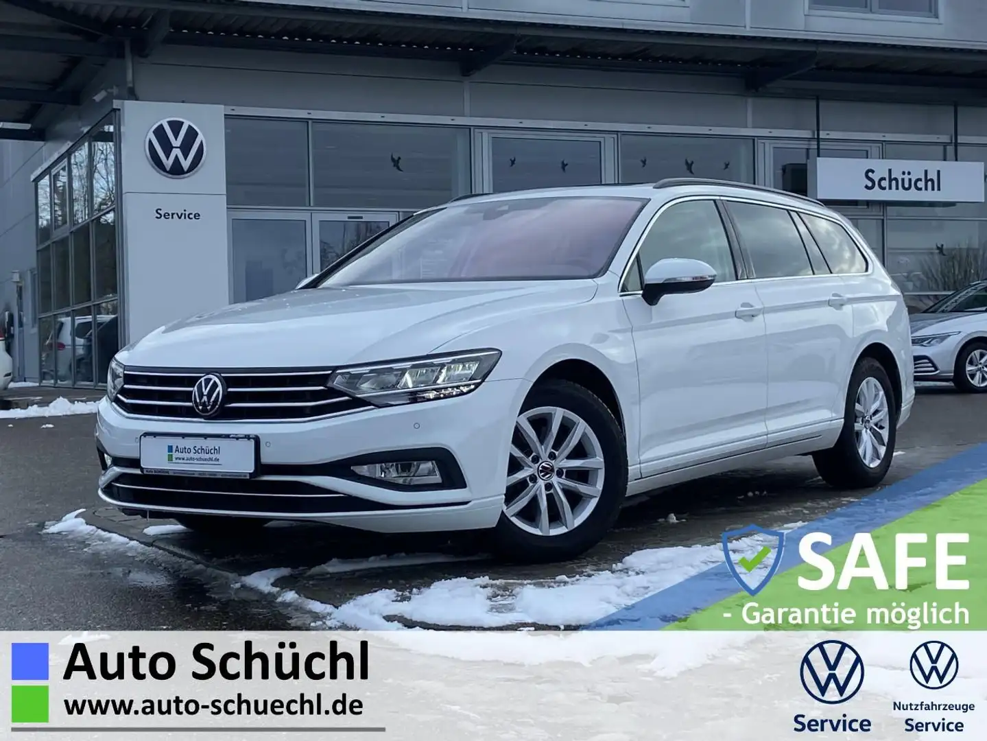 Volkswagen Passat Variant 2.0 TDI DSG BUSINESS PANORAMA+AHK Weiß - 1