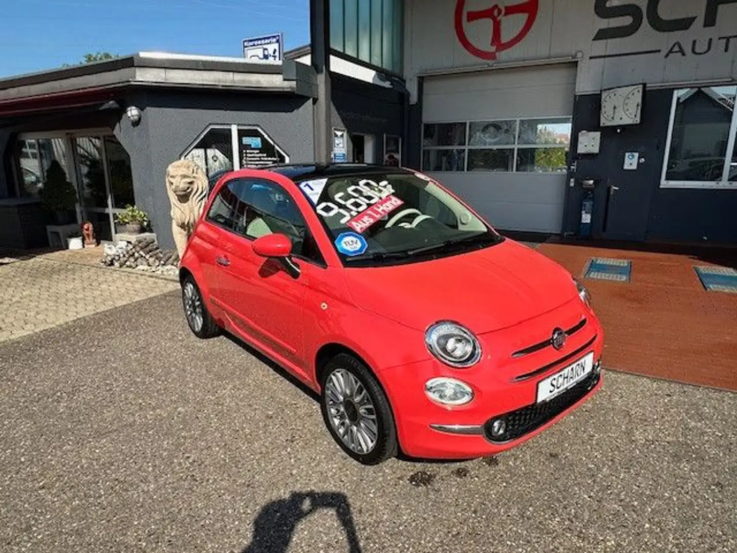 Fiat 500 1-Hand,Klima,AU und HU neu,TOP !!! Rouge - 2