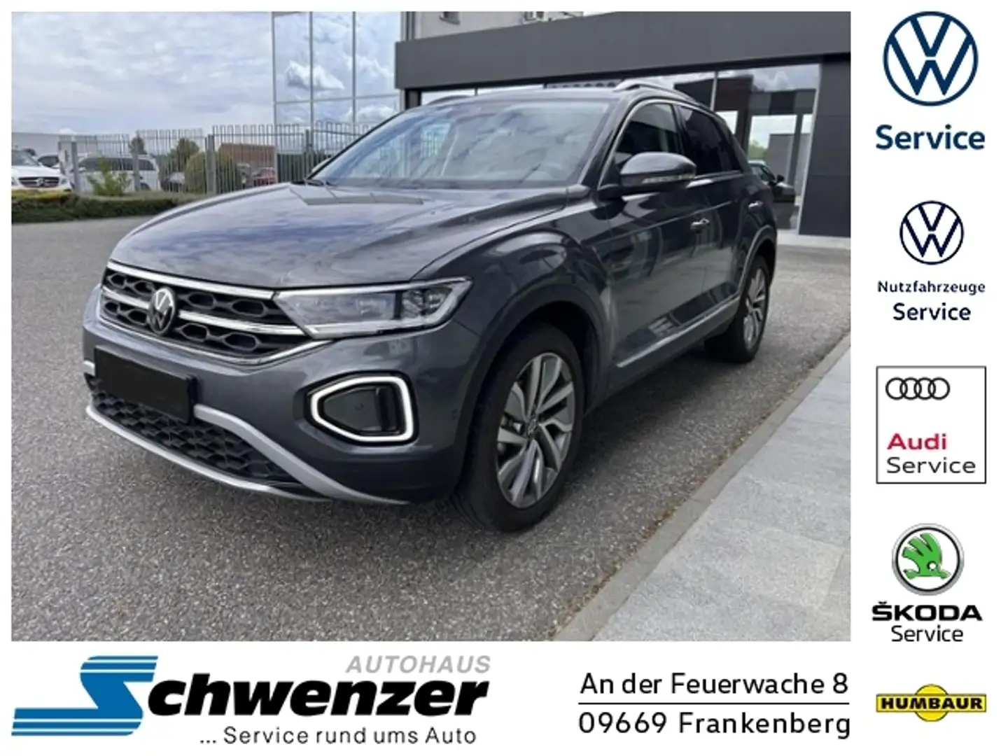 Volkswagen T-Roc Style LED AHZV ACC SHZ Vor.NAVI RFK KLIMA ALU Gris - 1
