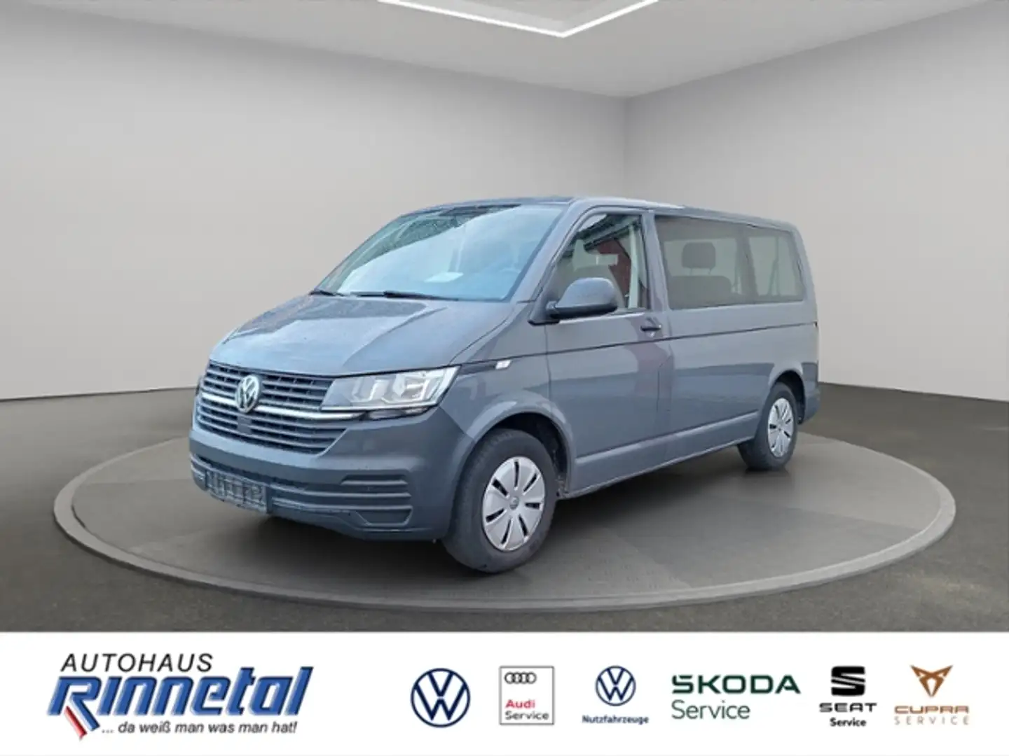 Volkswagen T6.1 Kombi 2.0 TDI KR 9 SITZE+PDC+SITZHZG+CLIMATIC+ZUHEIZER+ Grau - 1