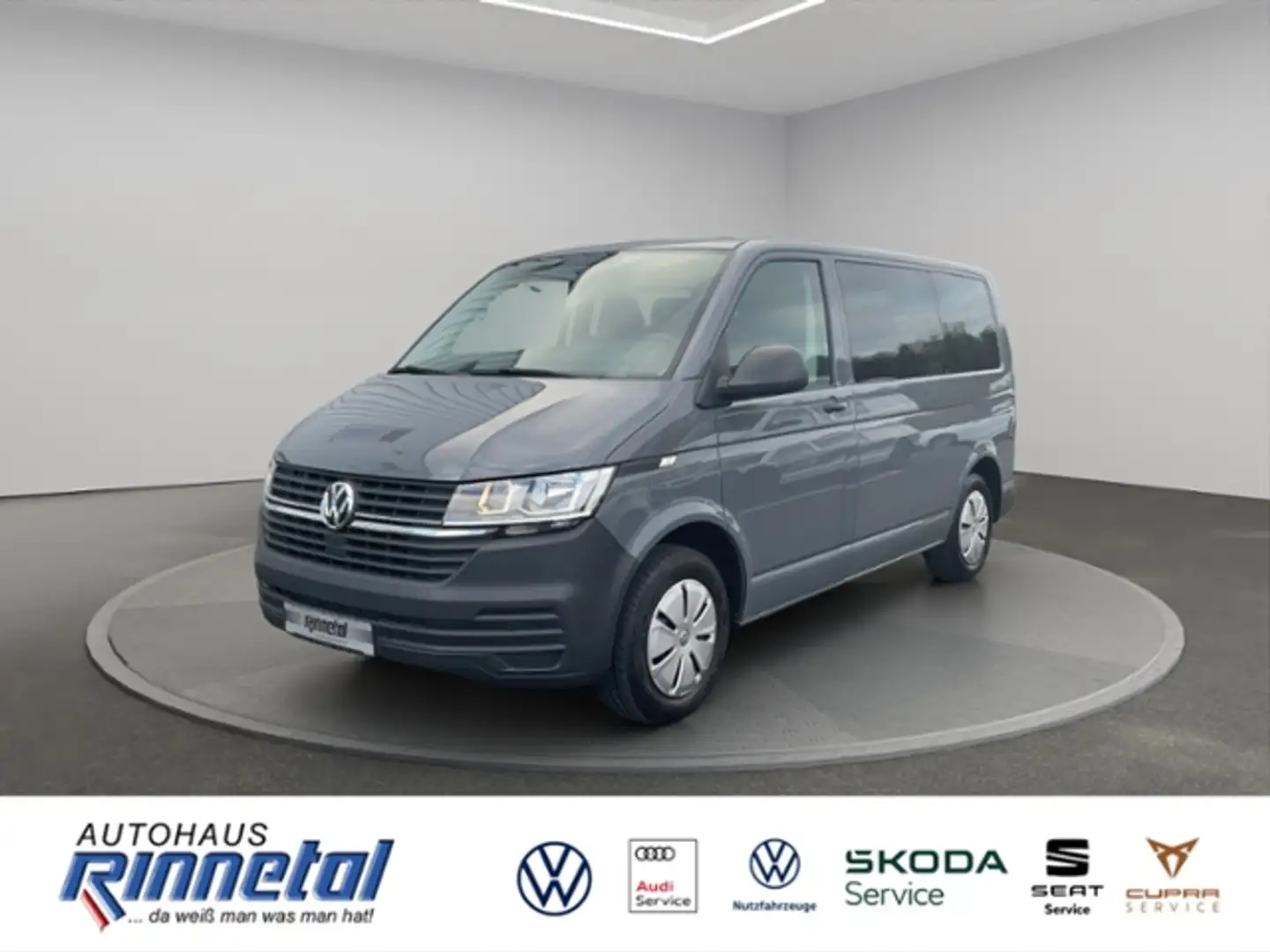 Volkswagen T6.1 Kombi 2.0 TDI KR 9 SITZE+PDC+SITZHZG+CLIMATIC+ZUHEIZER+ Gris - 1