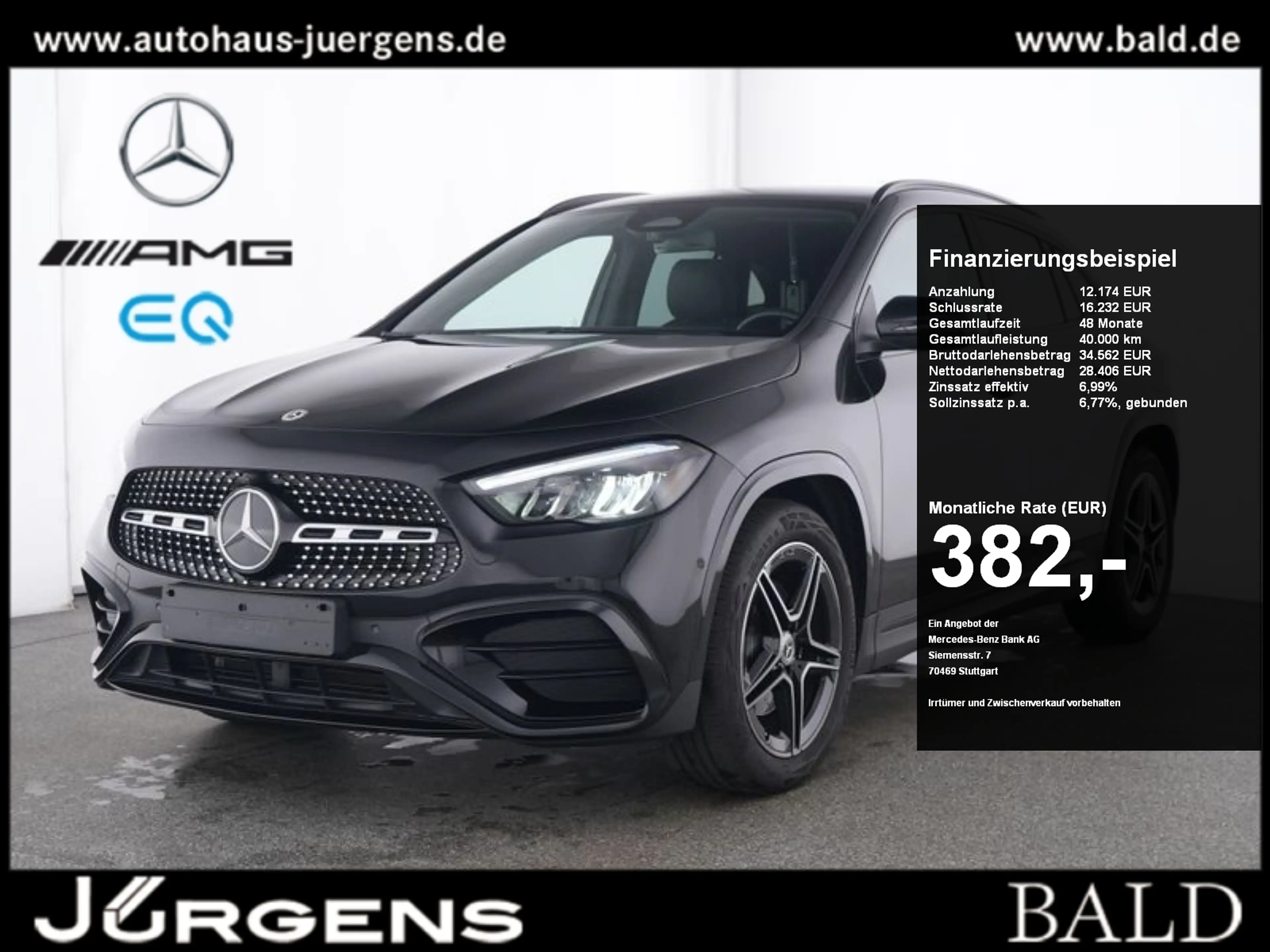 Mercedes-Benz GLA 220 4M AMG-Sport/LED/360/Totw/Night/Keyl/19