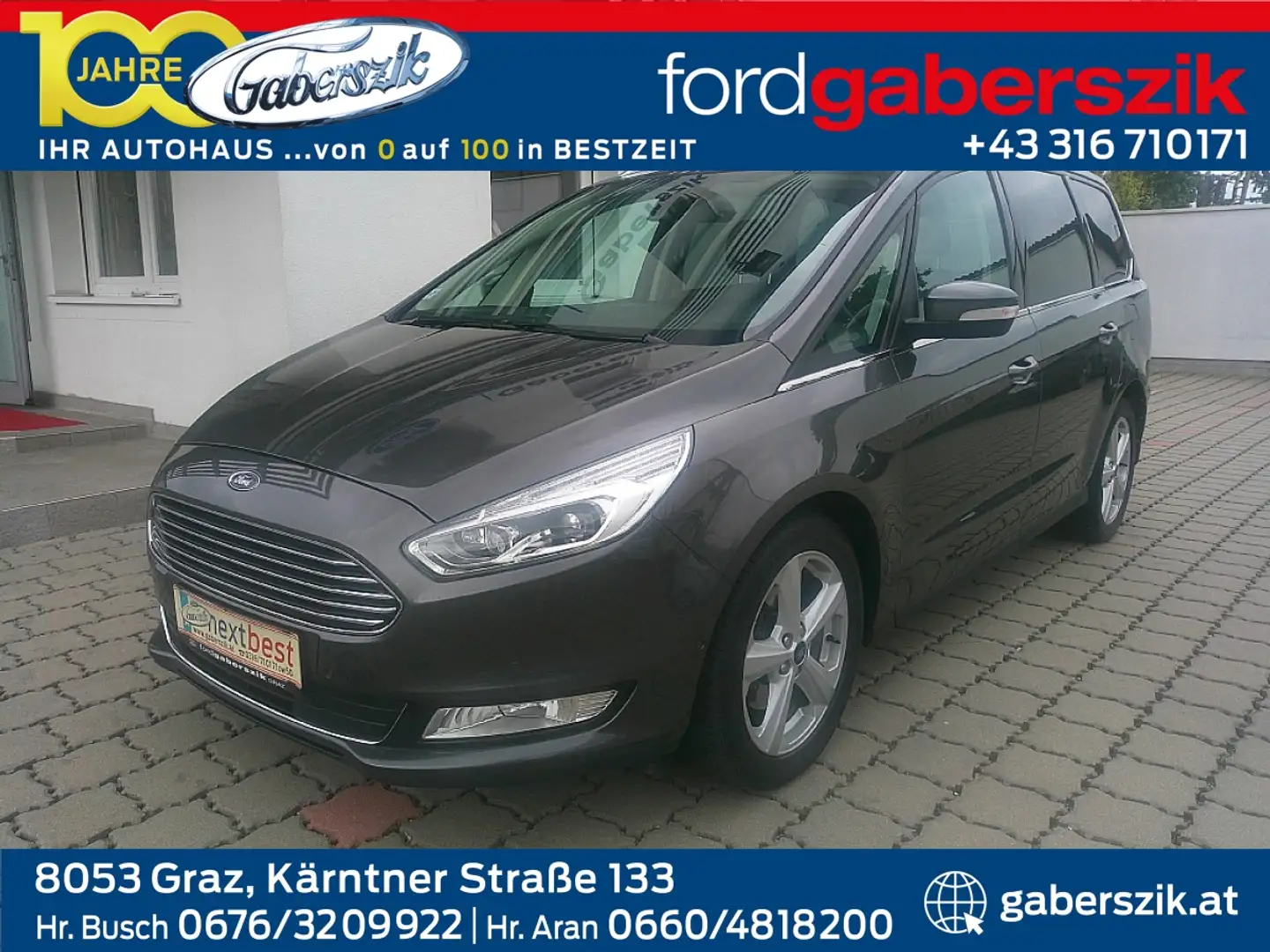 Ford Galaxy 2,0 TDCi Titanium Start/Stop Powershift Gris - 1