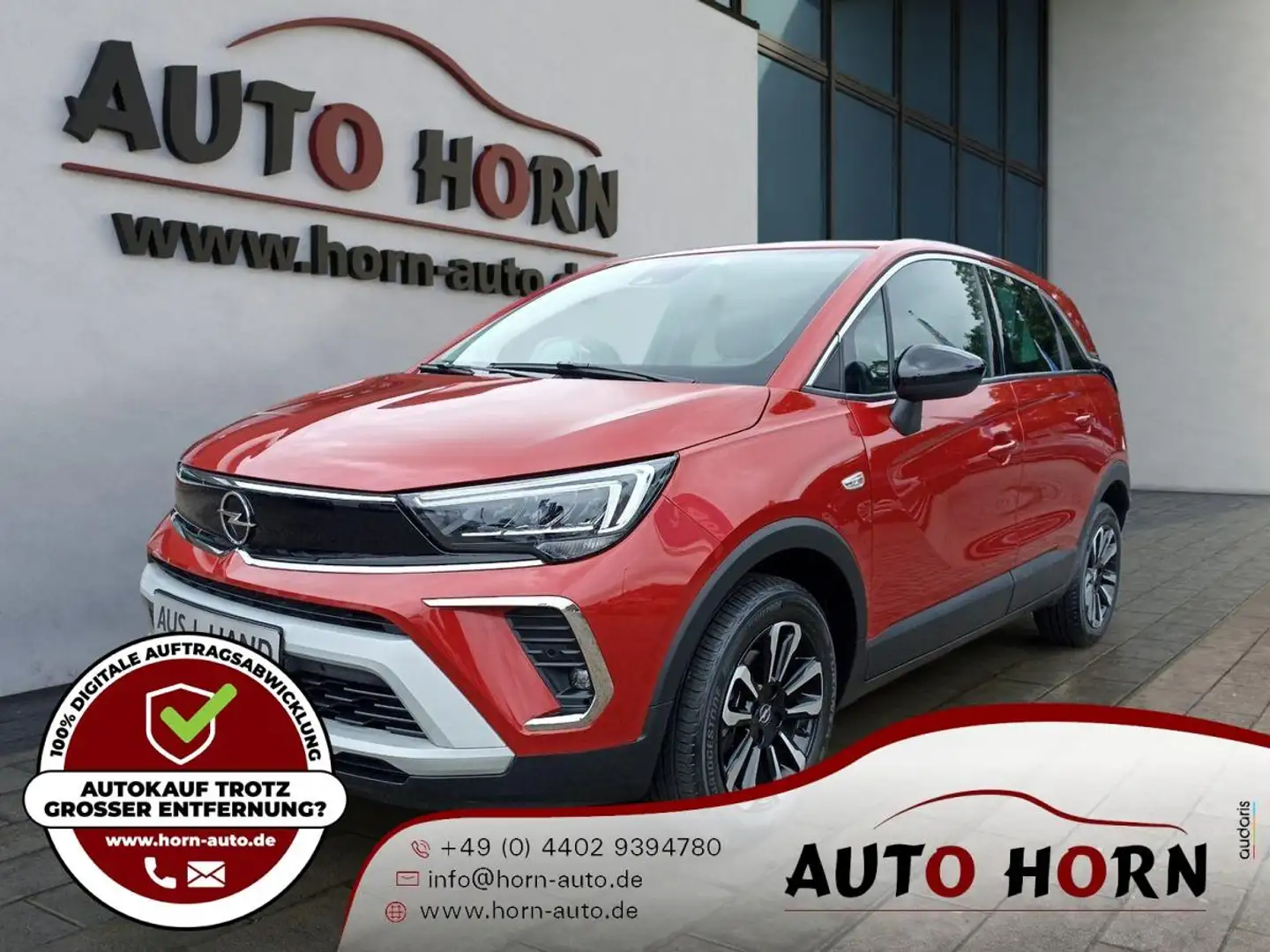 Opel Crossland 1.2 Elegance*AHK*Kamera*Navi*Ergo*LED Rot - 1