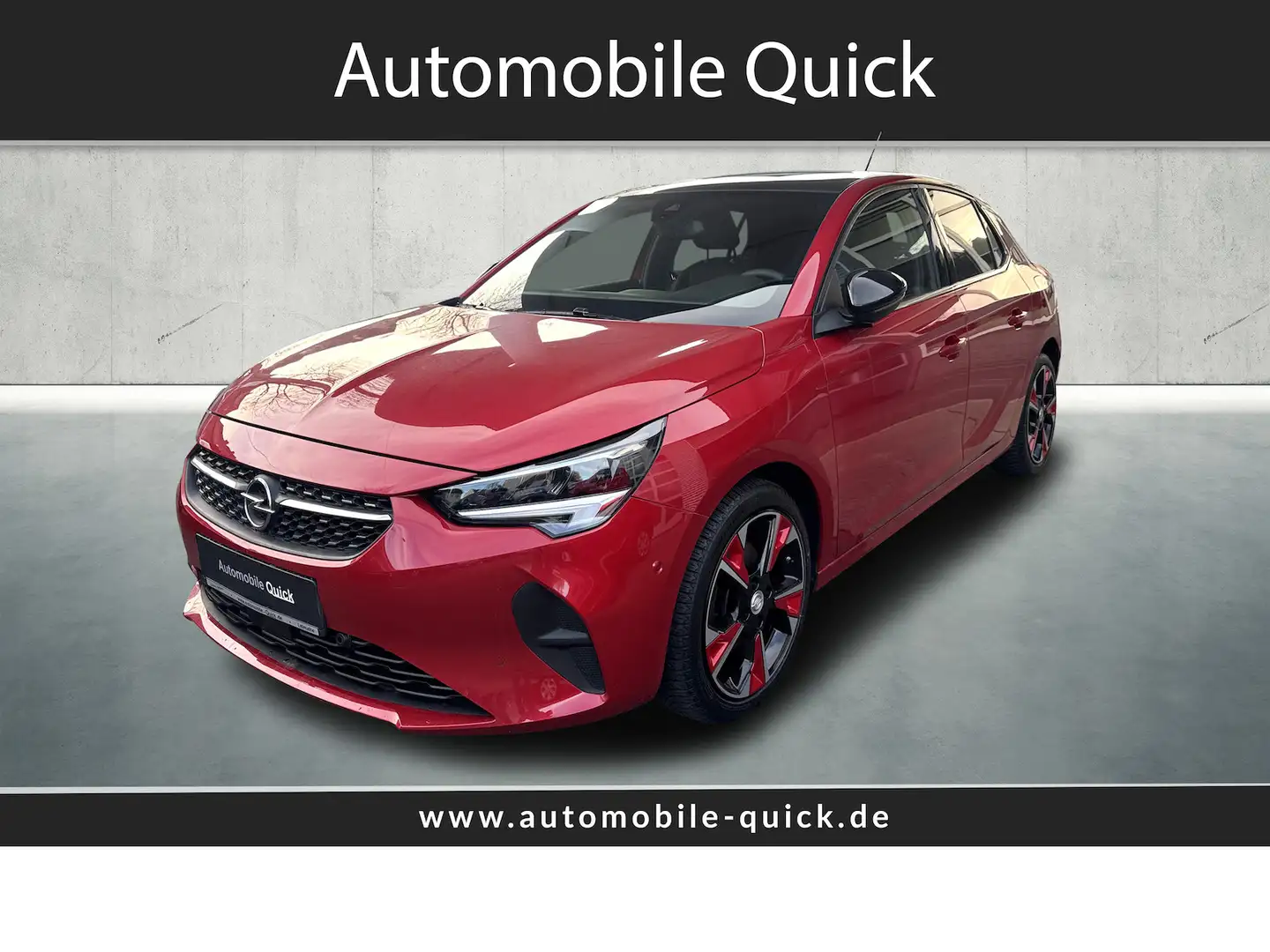 Opel Corsa F 1.2 Elegance * Panoramadach * Alu 17 * Rot - 2