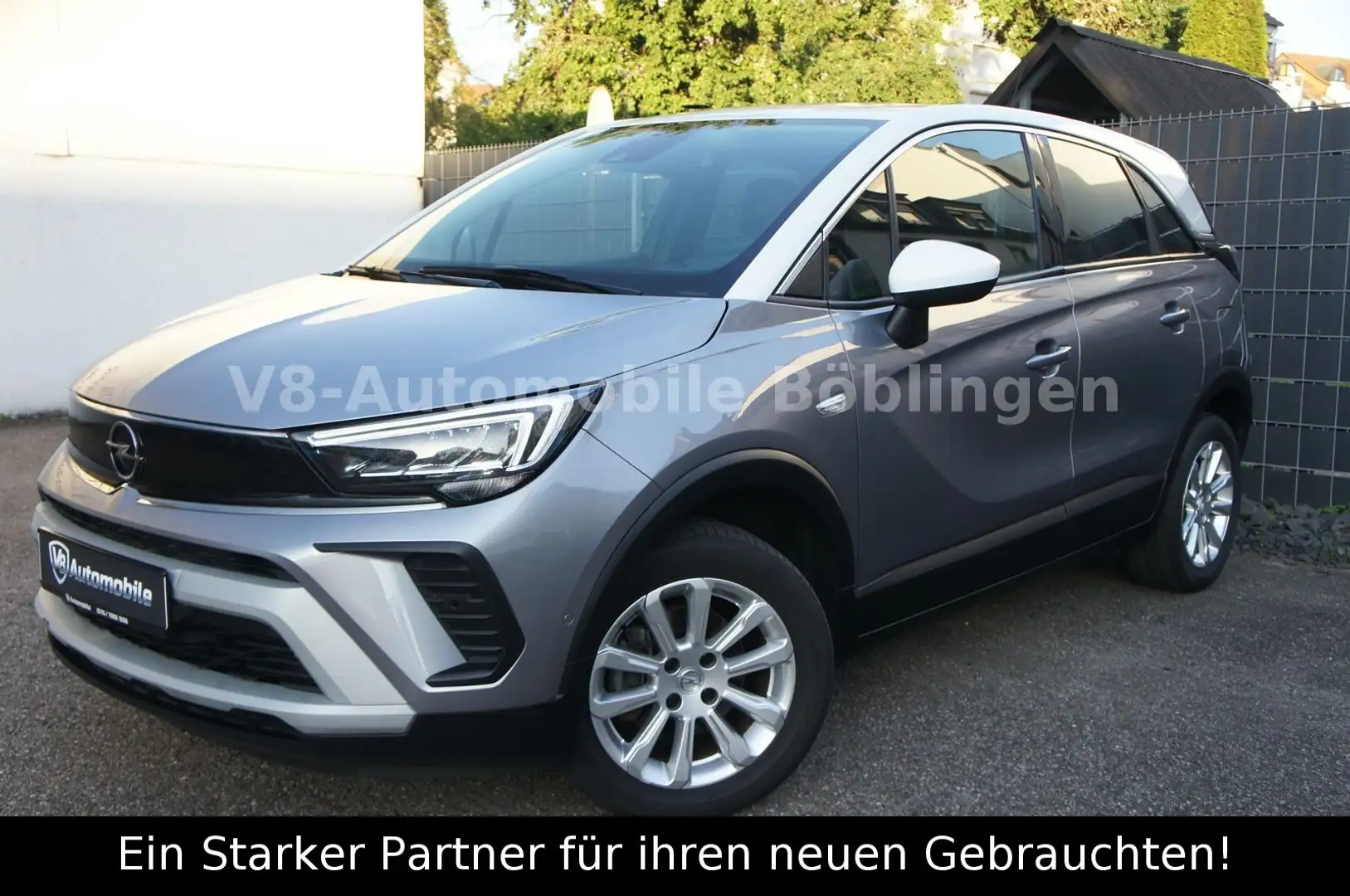 Opel Crossland X 1.2 Turbo Elegance*NAVI*LED*ASSIST Grijs - 1