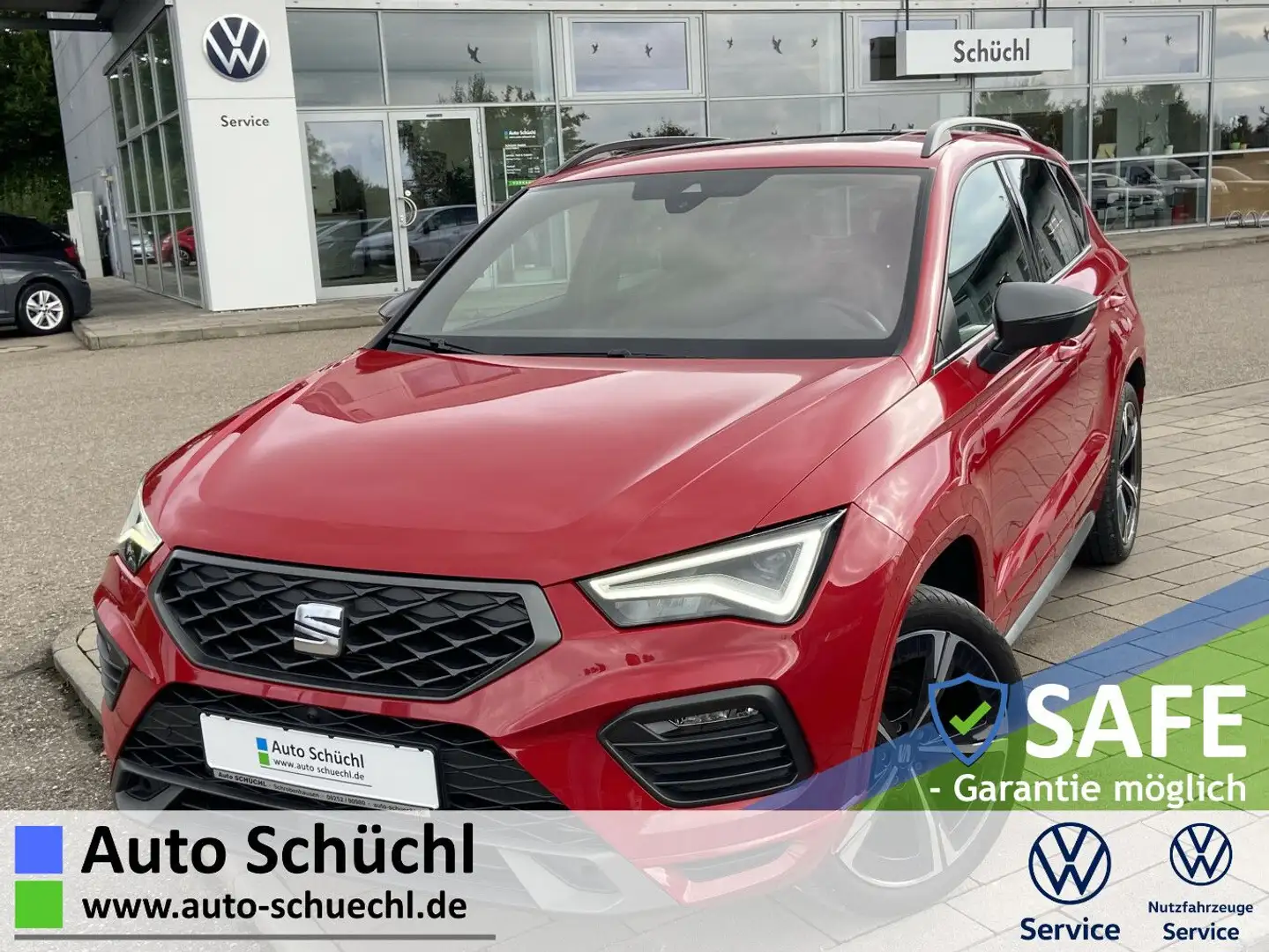 SEAT Ateca 2.0 TSI DSG 4-DRIVE FR-Line 19"+BEATS+EL.F Rot - 1