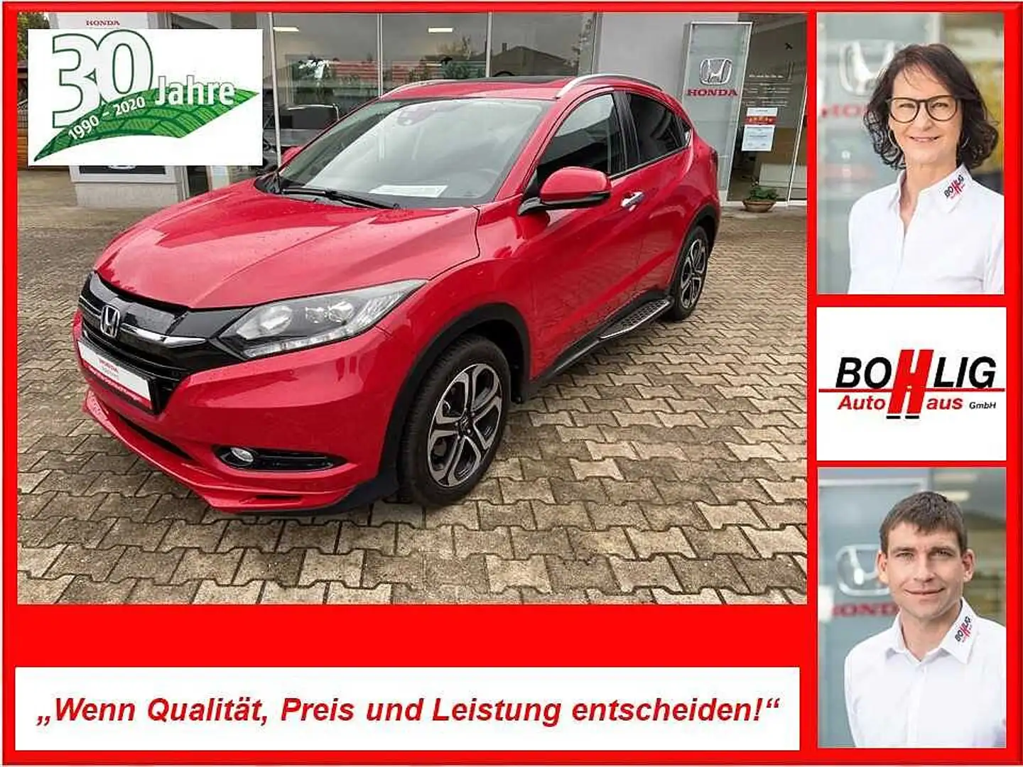 Honda HR-V 1.5 Automatik Executive / Allwetterreifen Rot - 1