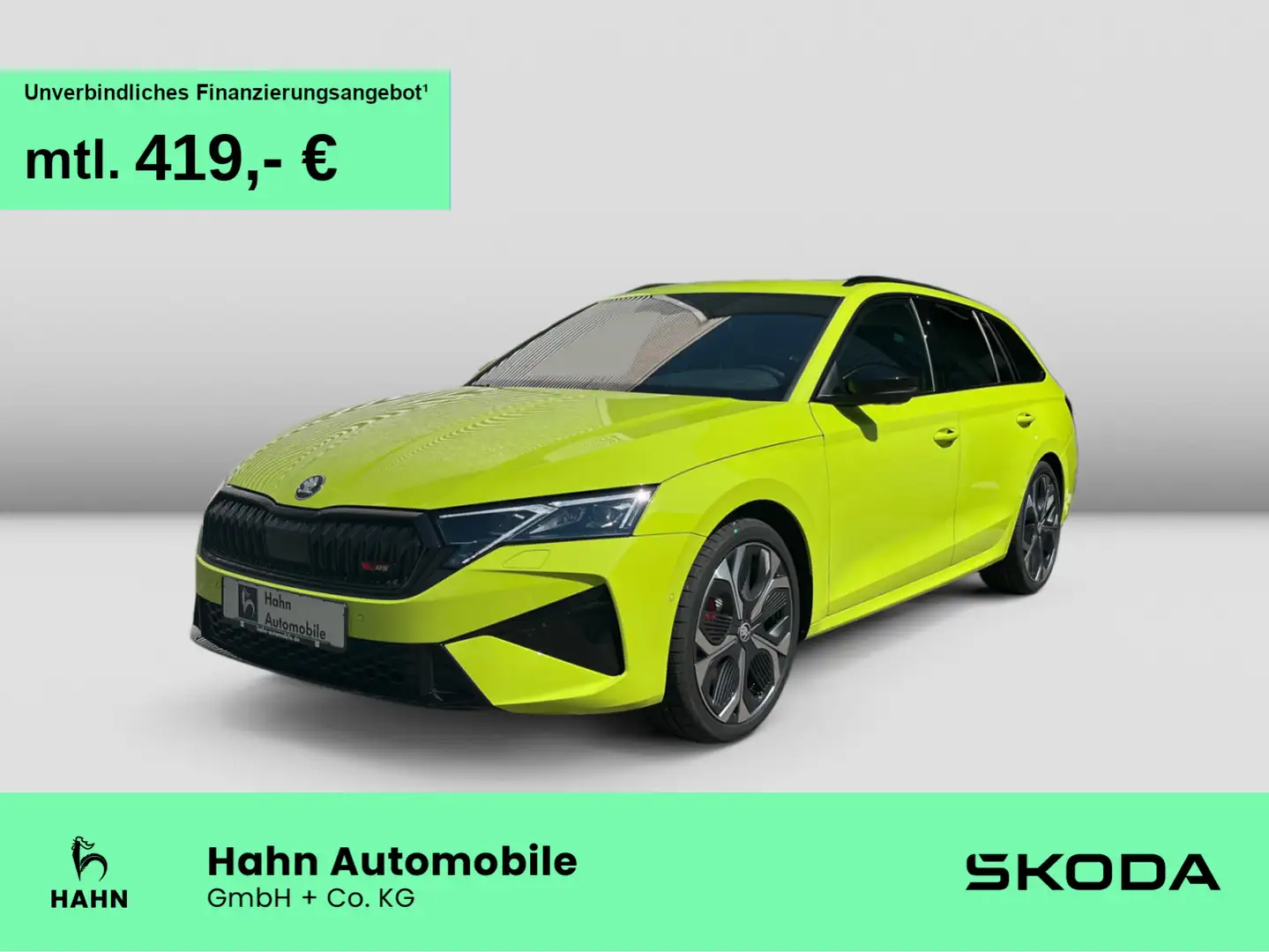 Skoda Octavia Combi RS Pano 360° AHK CANTON Matrix Vert - 1