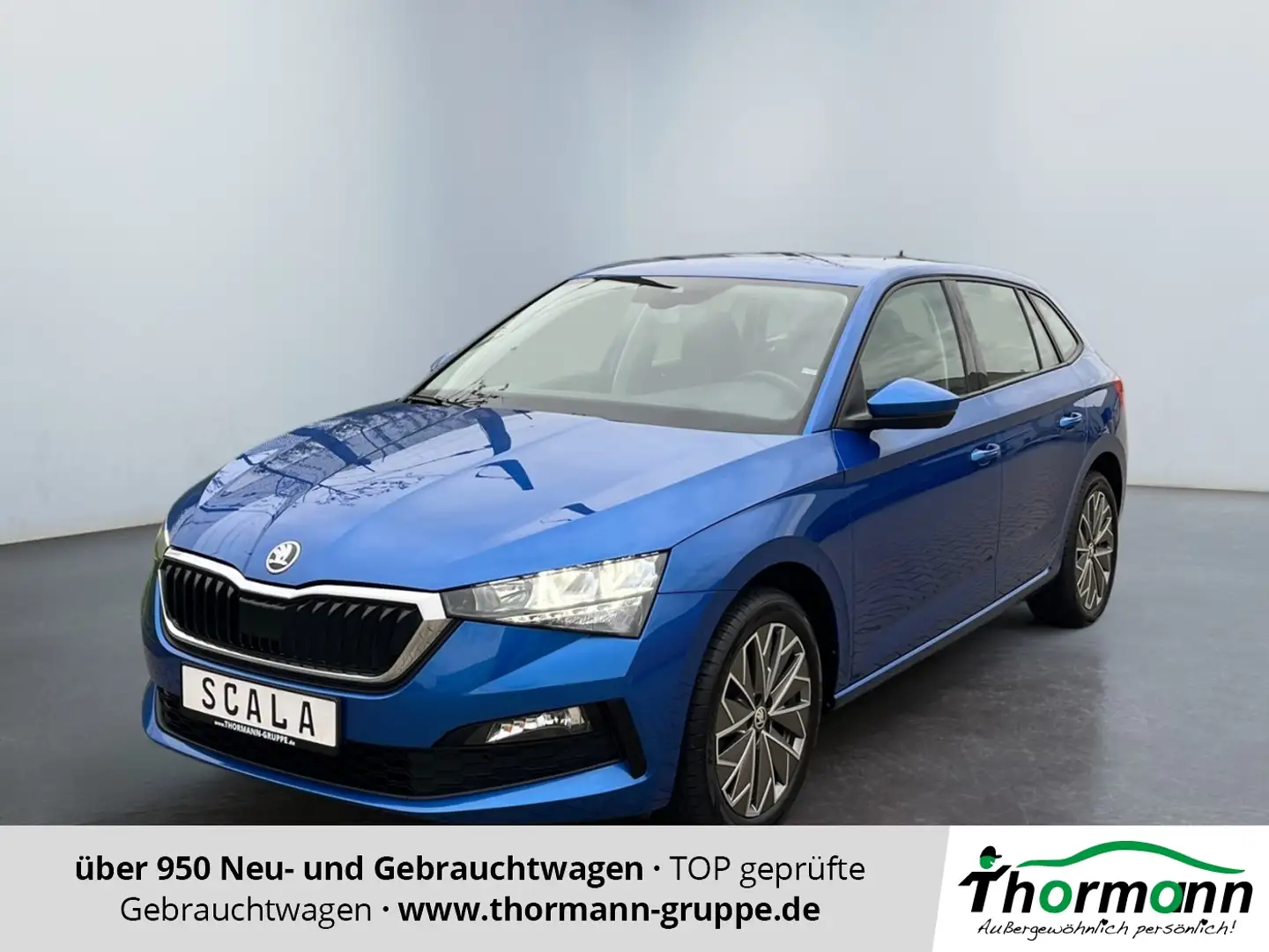 Skoda Scala Style 1.0 TSI Klima LED LM PDC DAB Bleu - 1