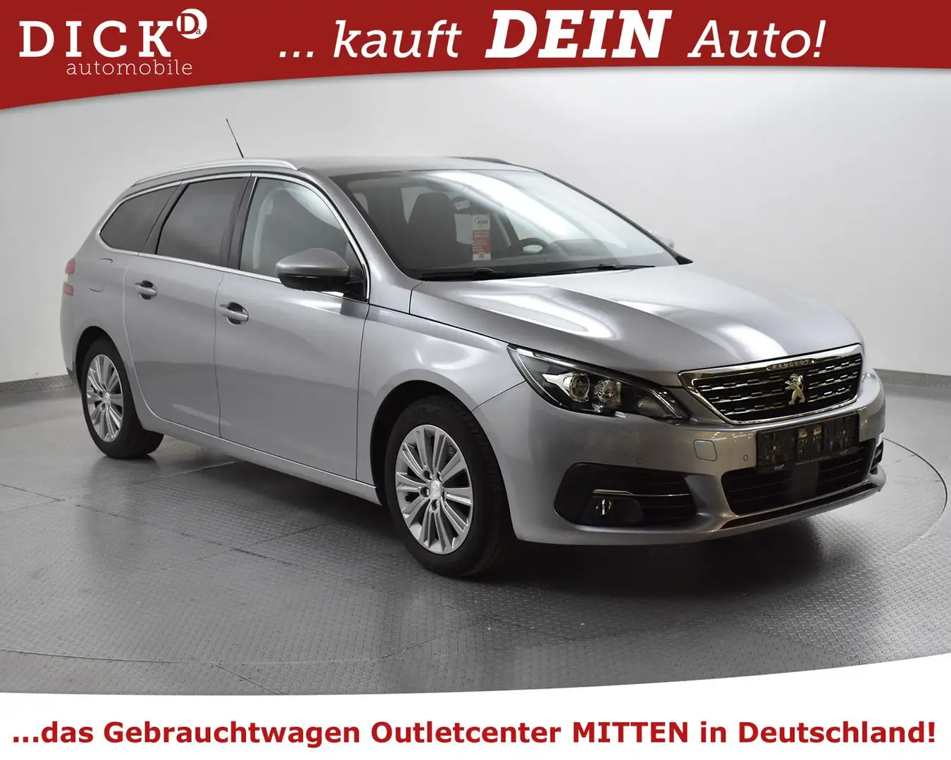 Peugeot 308 SW Allure Pack NAVI+KAM+SHZ+AHK+ACC+APPLE+PD Gris - 1