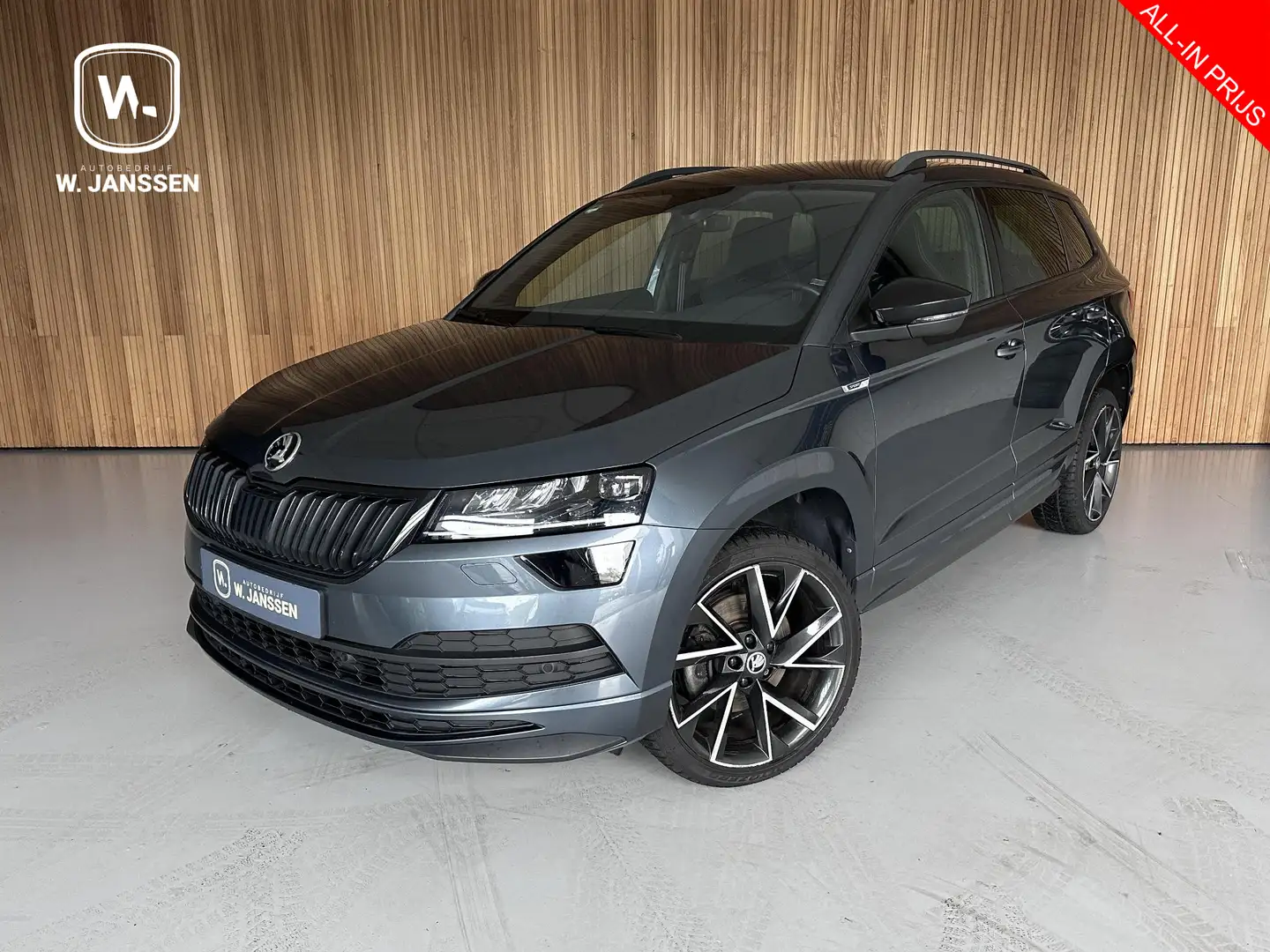 Skoda Karoq 1.5 TSI ACT Sportline Stoelverwarming | Camera Grau - 1