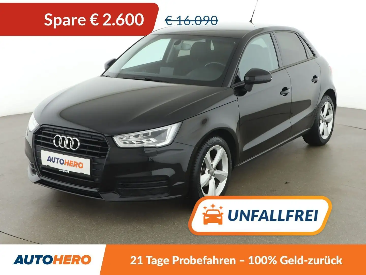 Audi A1 1.0 TFSI Intense *KLIMAAUTO*XENON*PDC*BT*TEMPO* Schwarz - 1