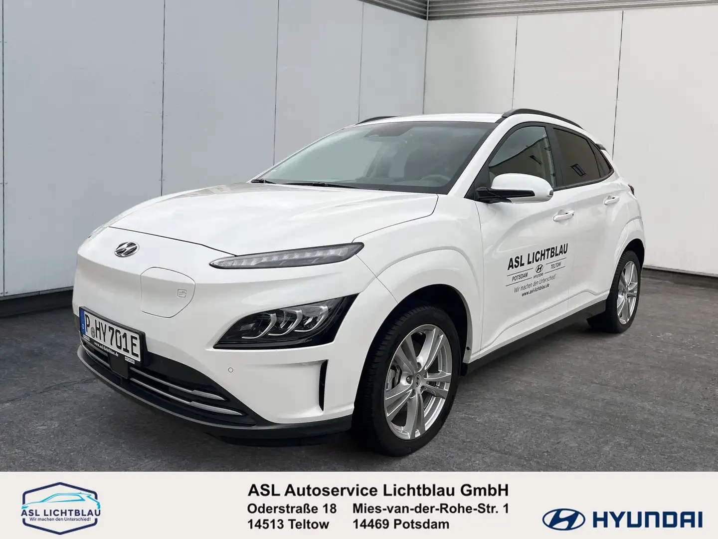 Hyundai KONA Elektro ADVANTAGE 100kW RÜCKFAHRKAMERA NAVI SHZ... Weiß - 1