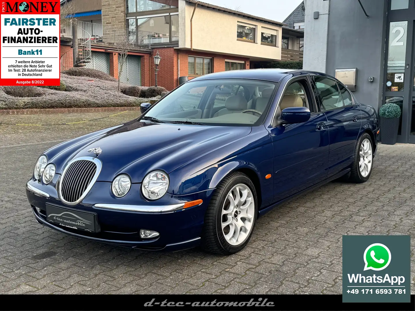 Jaguar S-Type 3.0 V6 Executive*Schalter*nur 65TKM*TOP Zust*Navi* Azul - 1