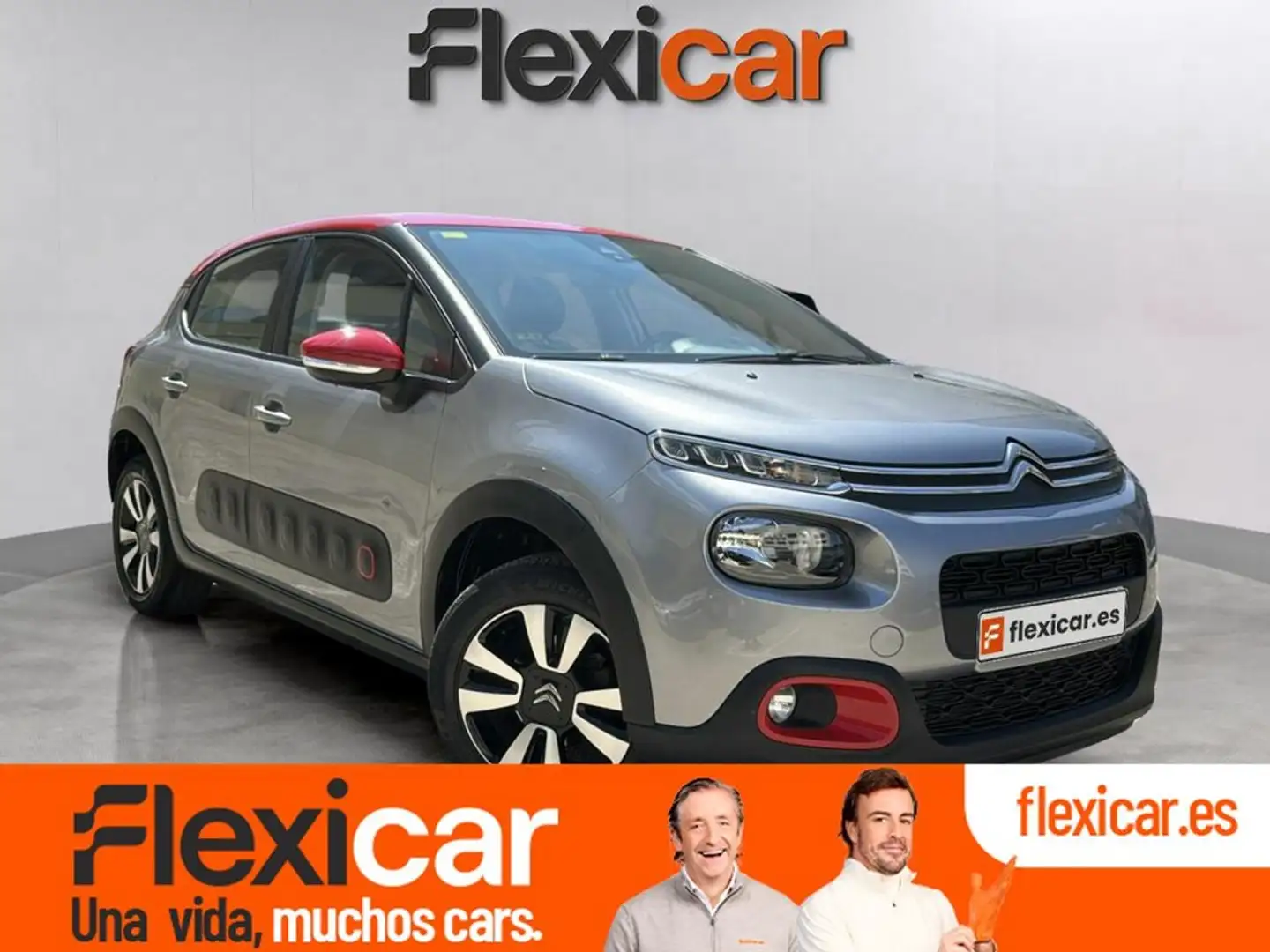 Citroen C3 PureTech 60KW (83CV) FEEL Gris - 1