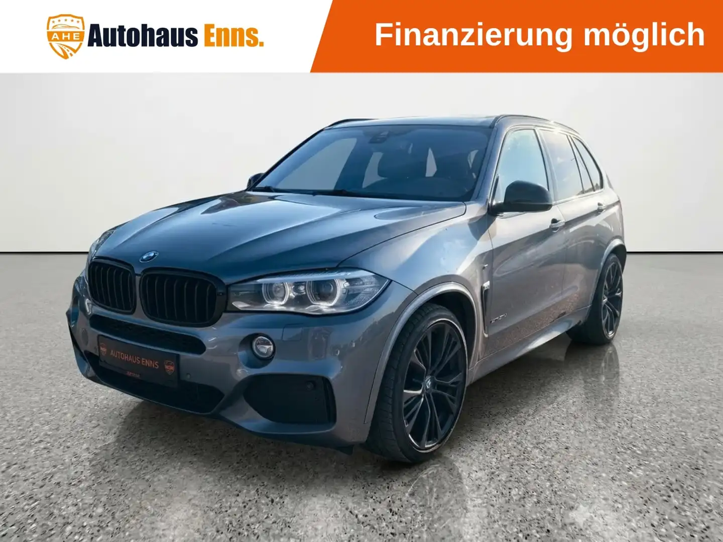 BMW X5 xDrive30d F15 N57 / Automatik / Navi / Panorama / Elektr. Sitze / Sitzheiz. / Lederlenkr. / 2-Zonen-Klima / Tempomat Grau - 1