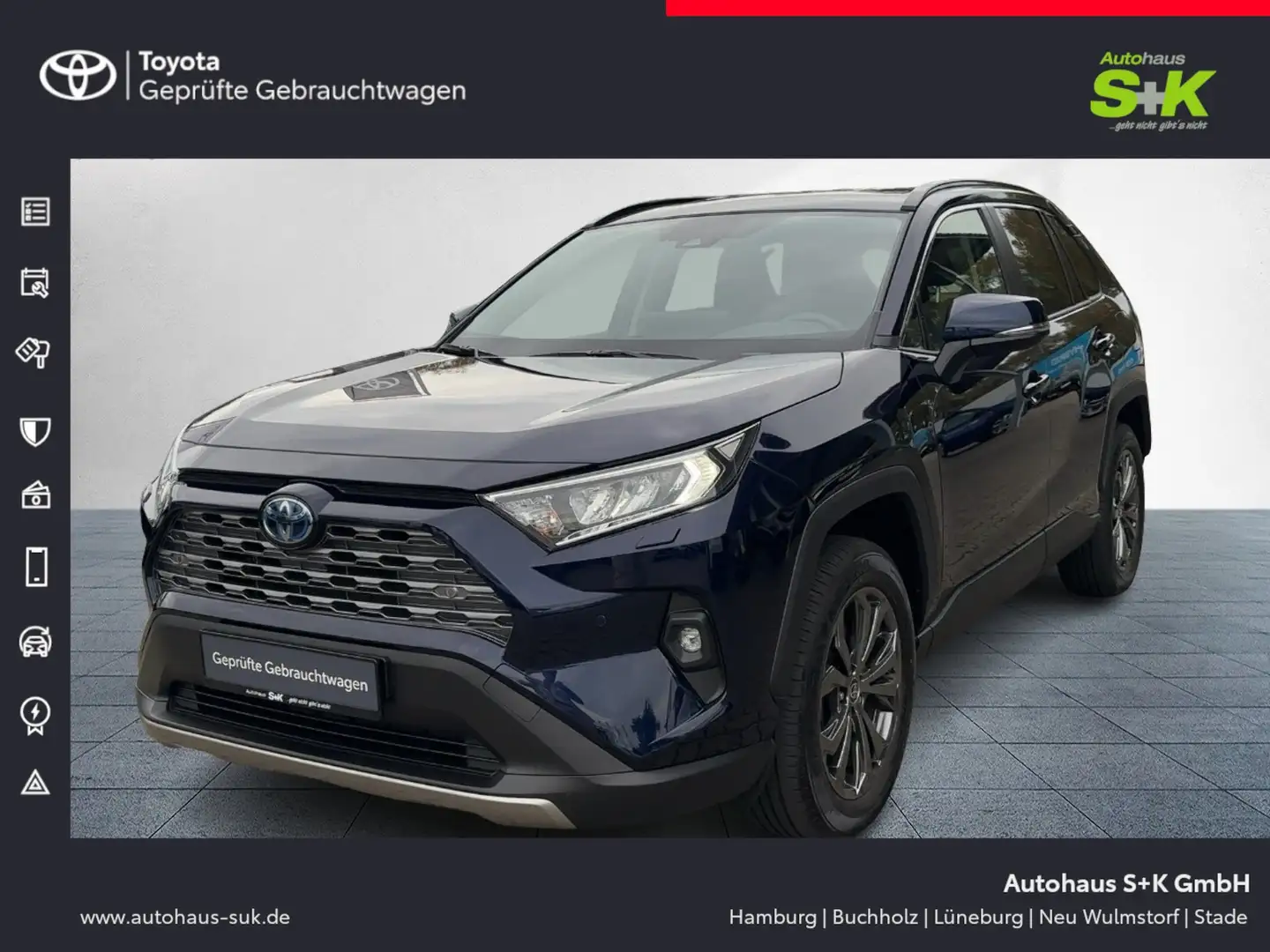 Toyota RAV 4 2,5 Hybrid 4x2 Team D**R-Kamera*Navi*LED**** Bleu - 1