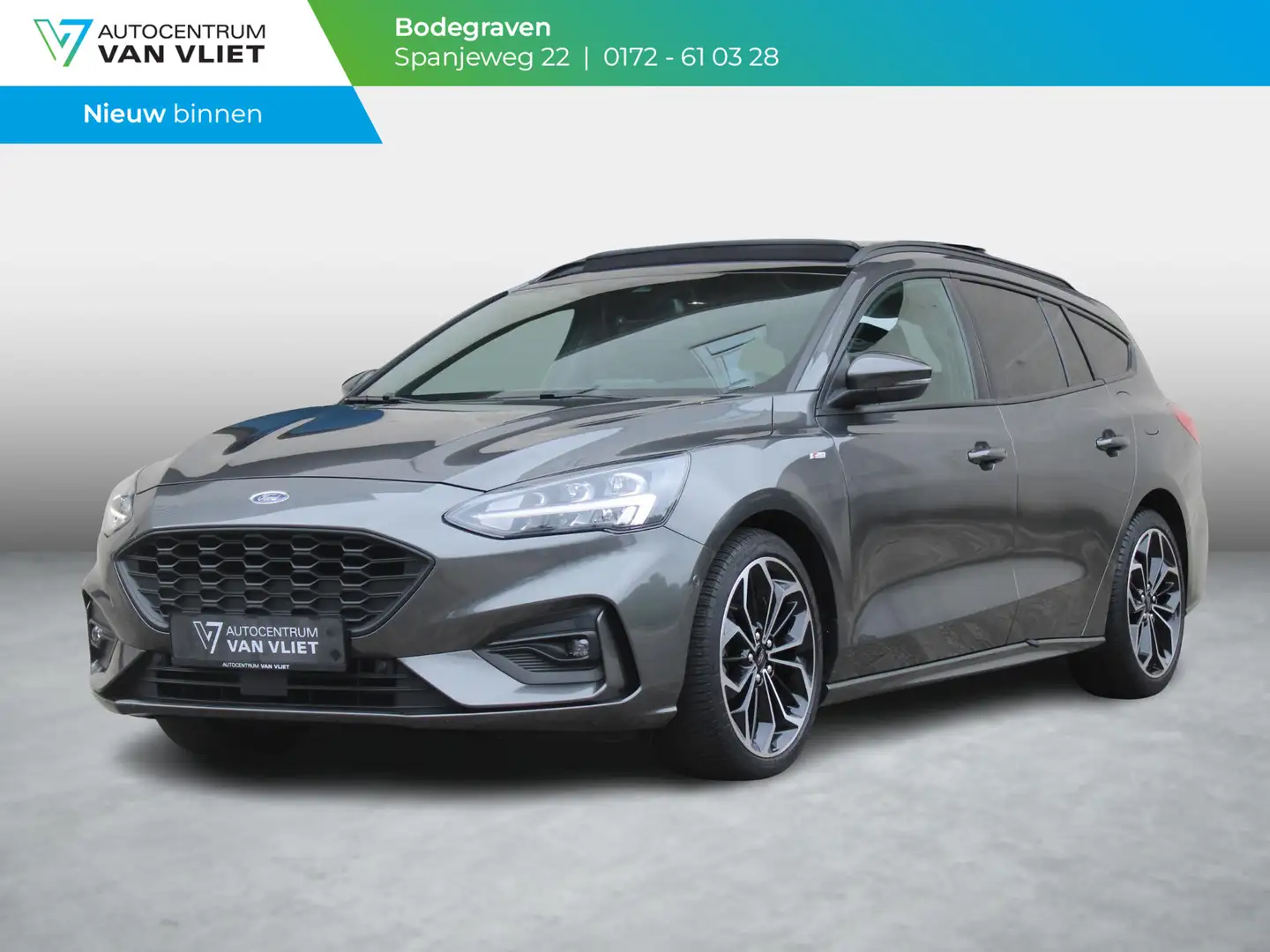 Ford Focus Wagon 1.5 EcoBoost ST Line Business | ELEKTRISCH S Grijs - 1