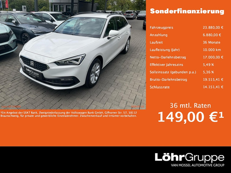 SEAT Leon ST 2.0 TDI DSG Style Navi., Full-Link, Tel., RF...