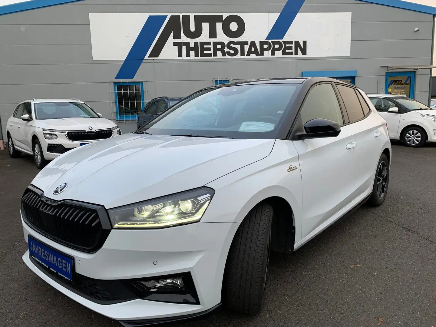 Skoda Fabia Monte Carlo 116PS Panorama/Kamera/AppConne Weiß - 1