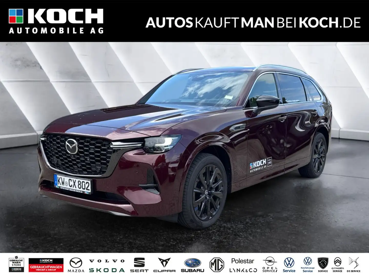 Mazda CX-80 3.3L e-SKYACTIV D 254ps 8AT AWD Homura Navi Rot - 1