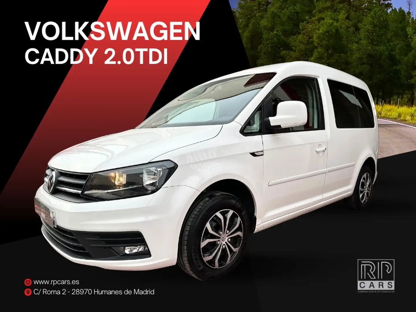 Volkswagen Caddy 2.0TDI Trendline 75kW Weiß - 1