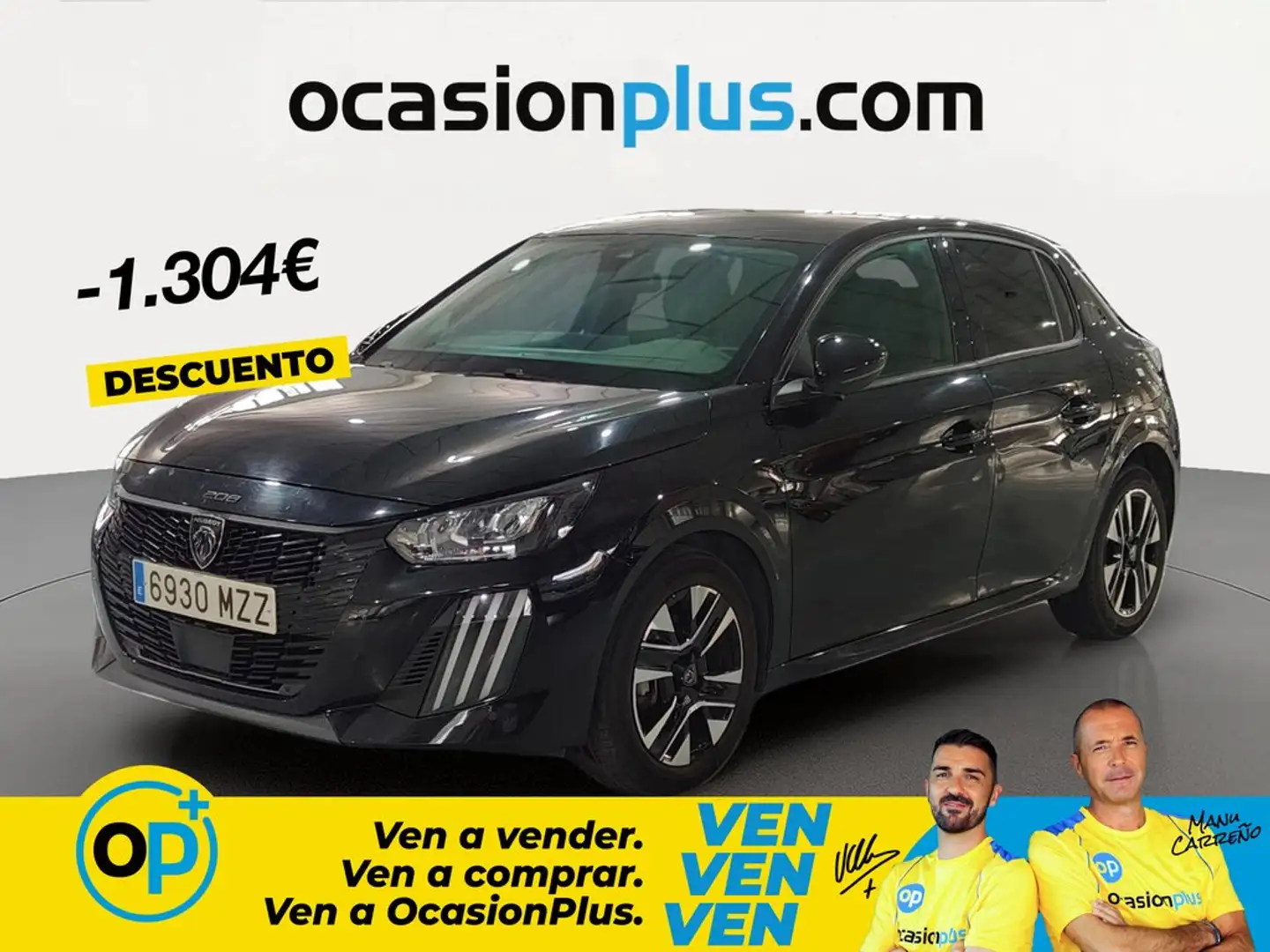 Peugeot 208 1.2 Puretech S&S Allure 100 Negro - 1