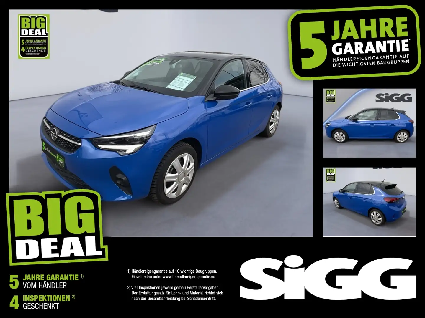 Opel Corsa F e Elegance Sitzheizung Kamera Bleu - 1