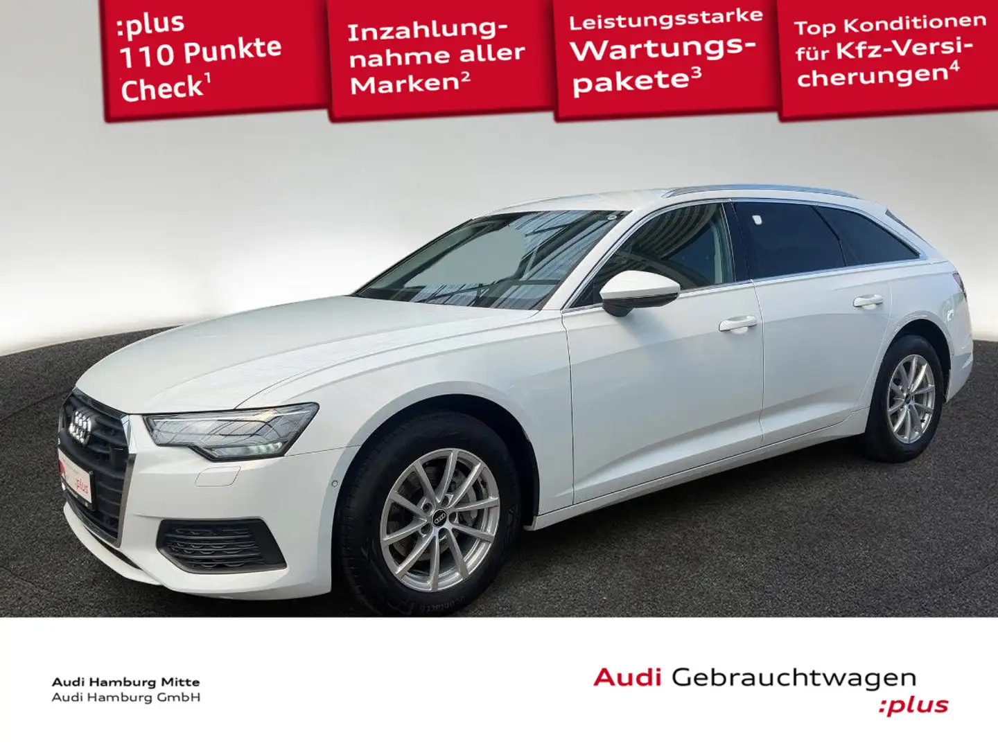 Audi A6 40 TDI S tronic Navi B&O Kamera Wit - 1