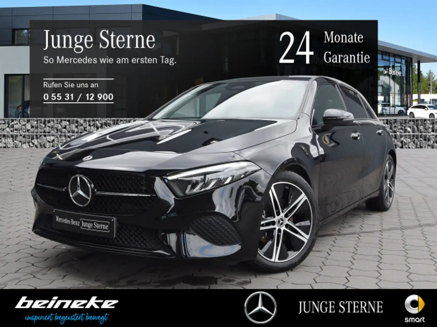 Mercedes-Benz A 180 A 180 Progressive Night LED Distronic Kamera SH Schwarz - 1